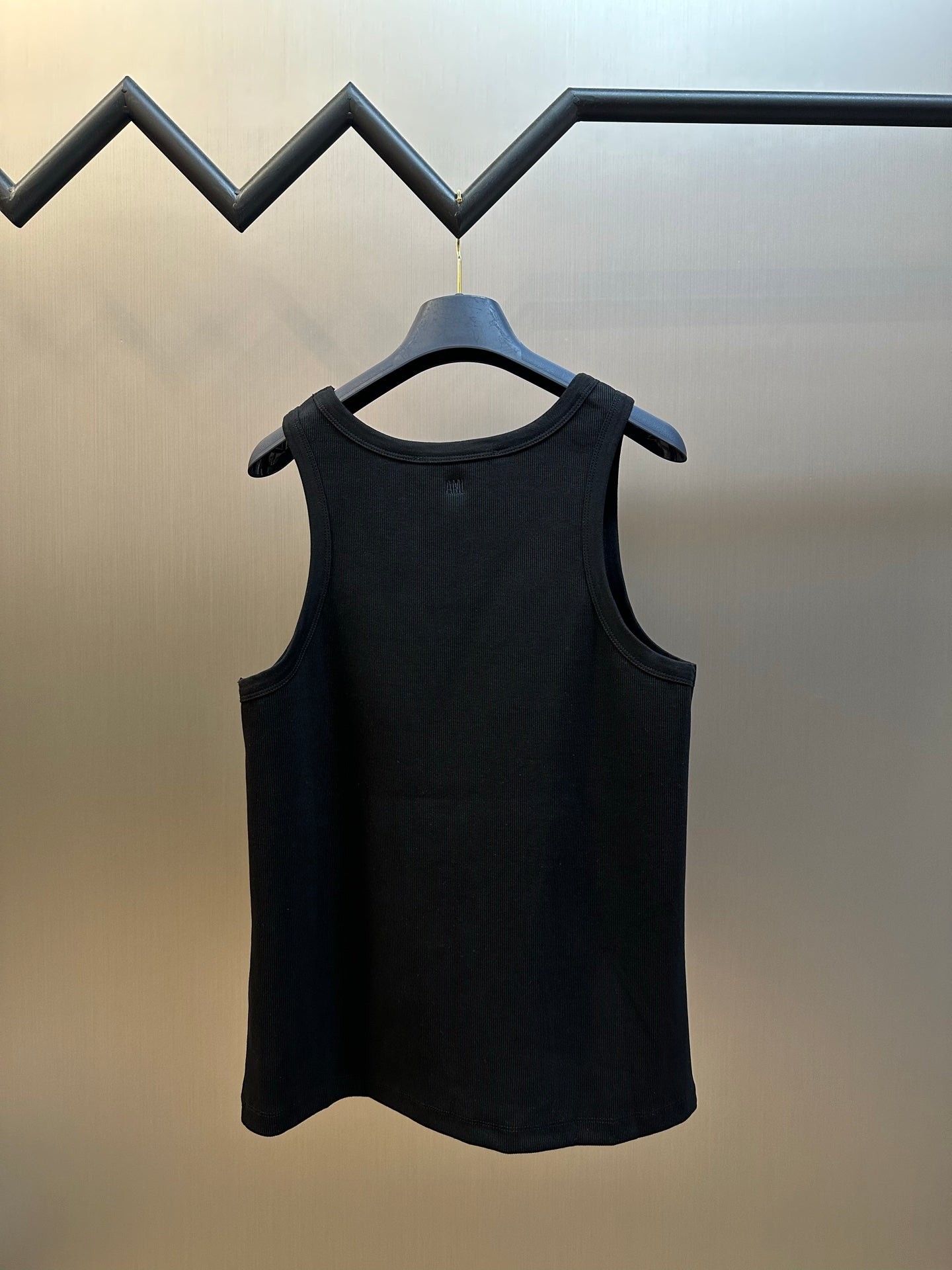 Ami Paris Logo Embroidered Tank Top