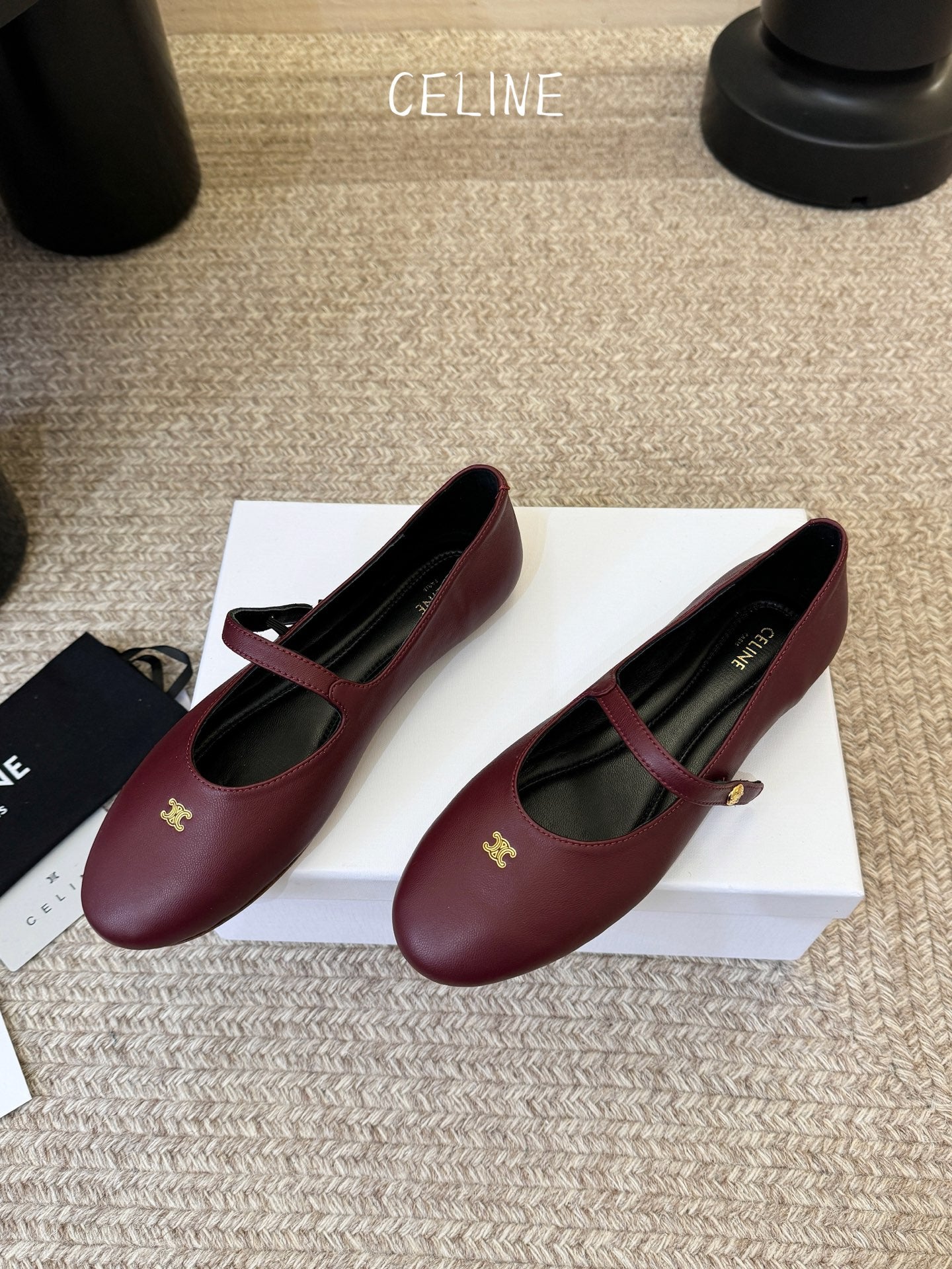 Celine Mary Jane Flat Loafers