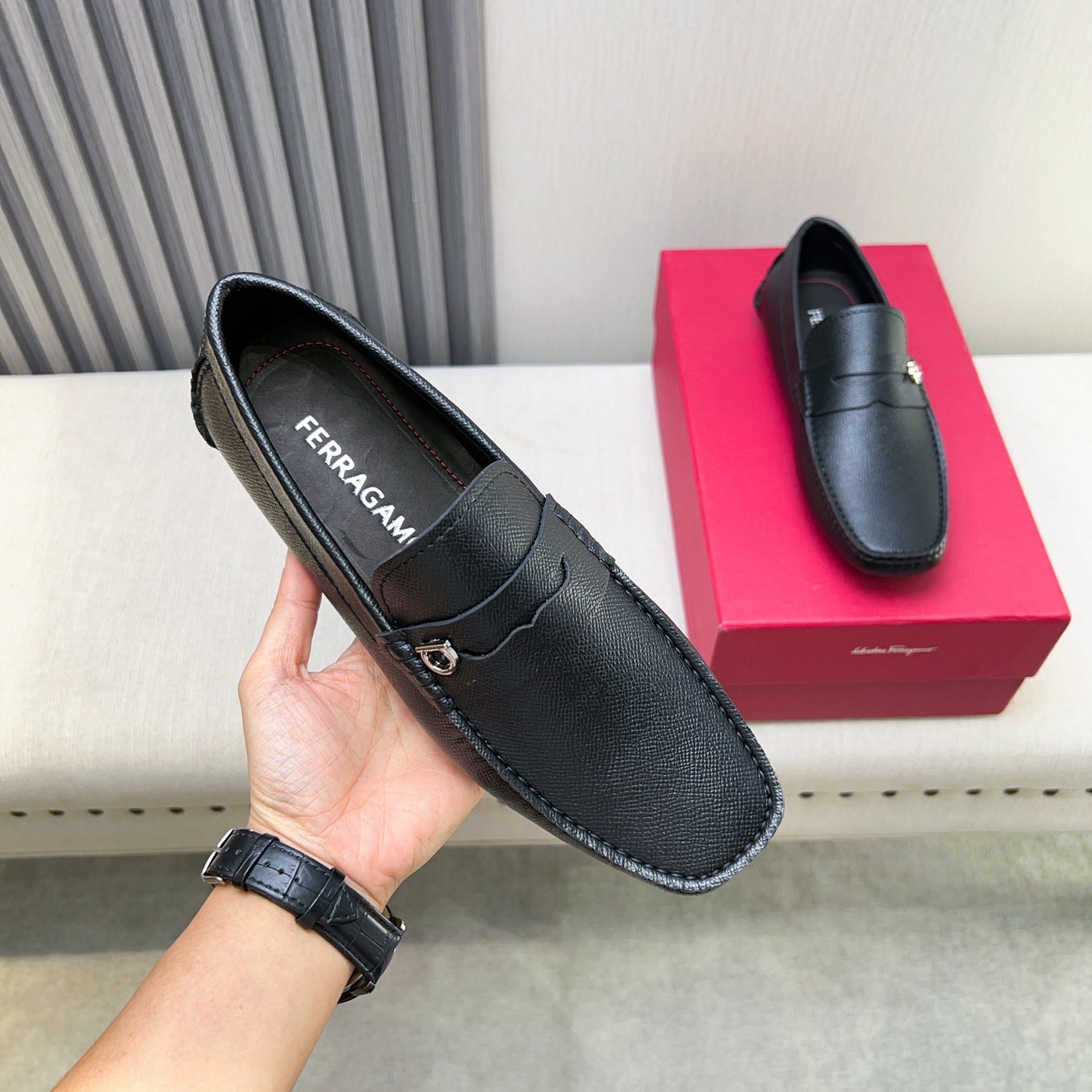 Ferragamo Classic Leather Loafers