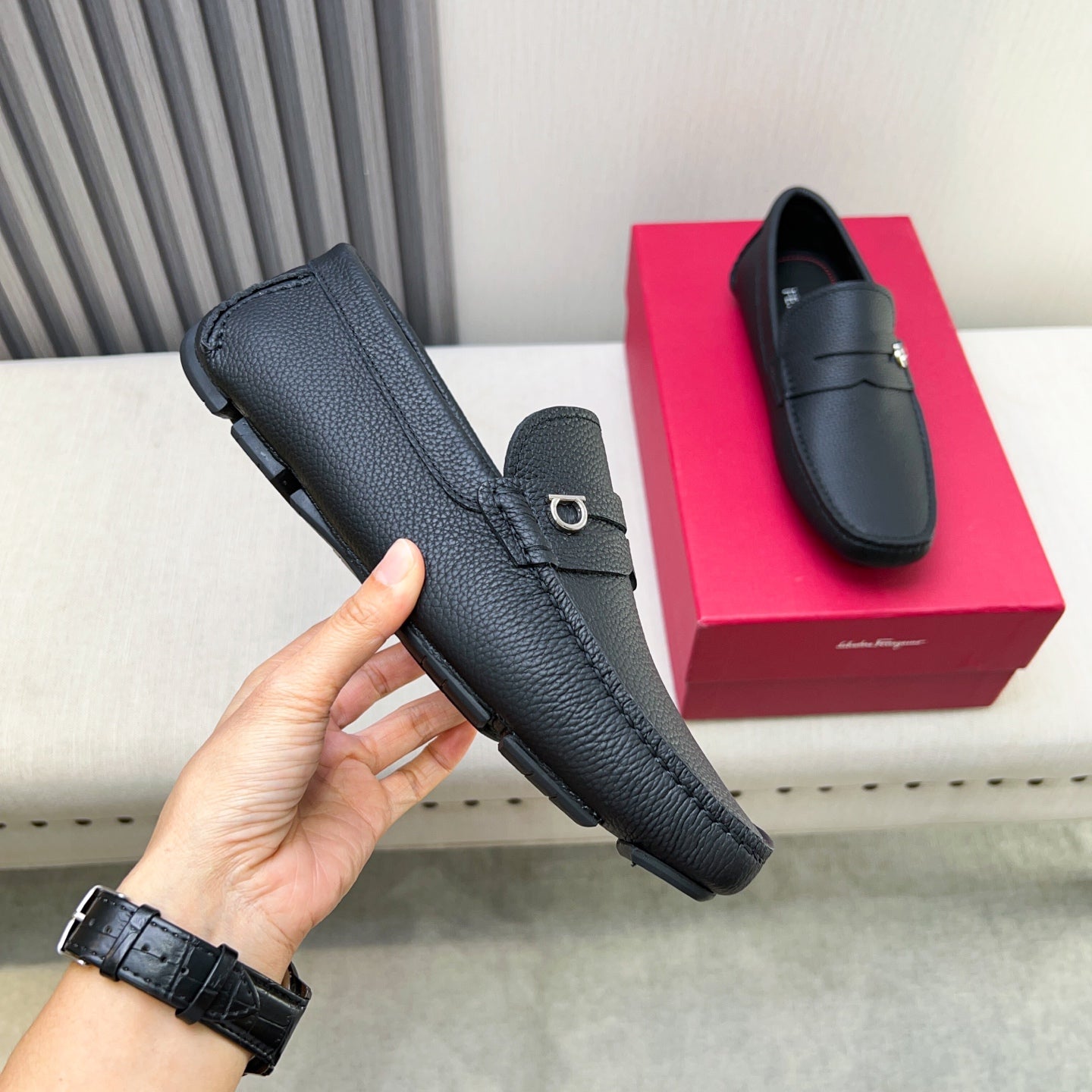 Ferragamo Classic Leather Loafers