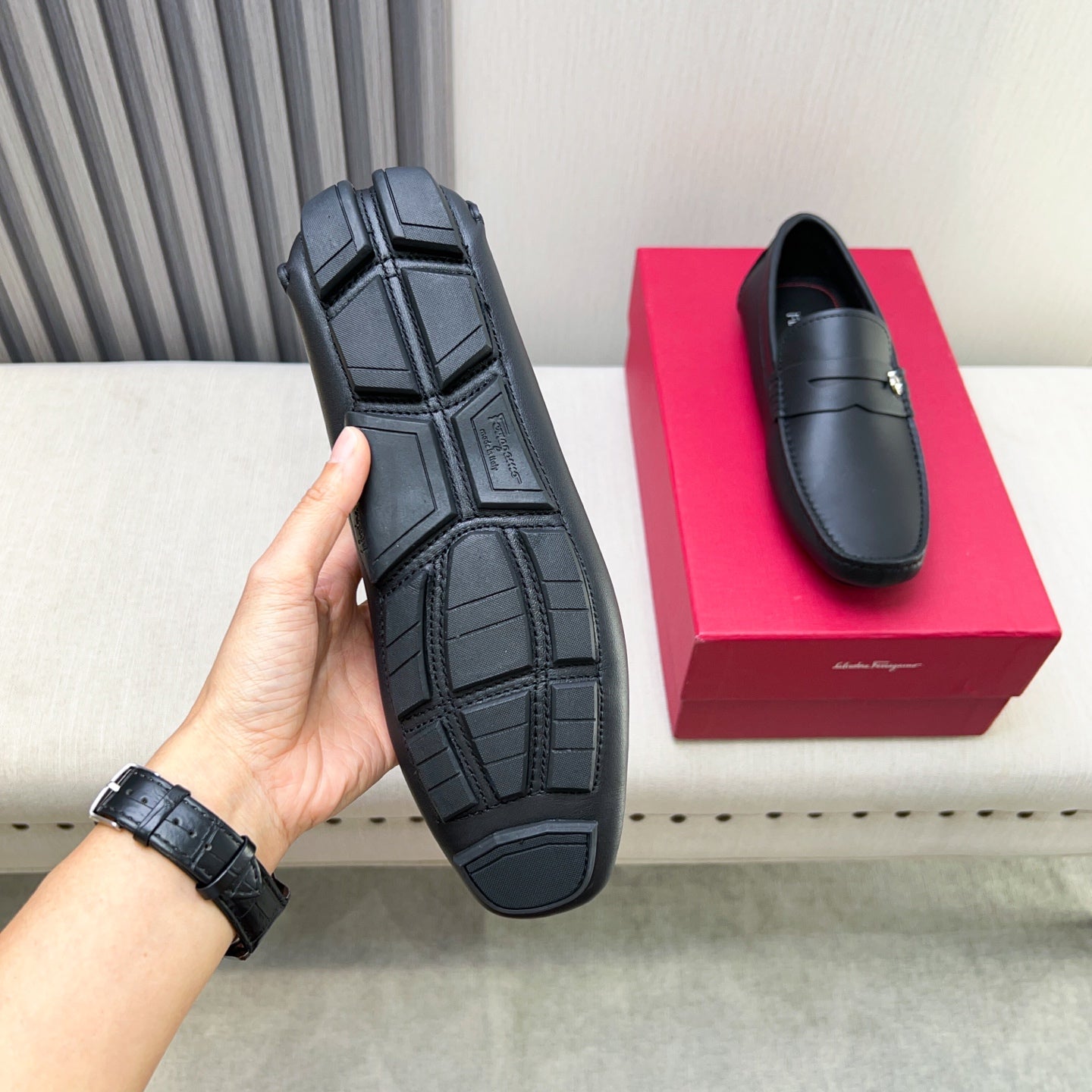 Ferragamo Classic Leather Loafers
