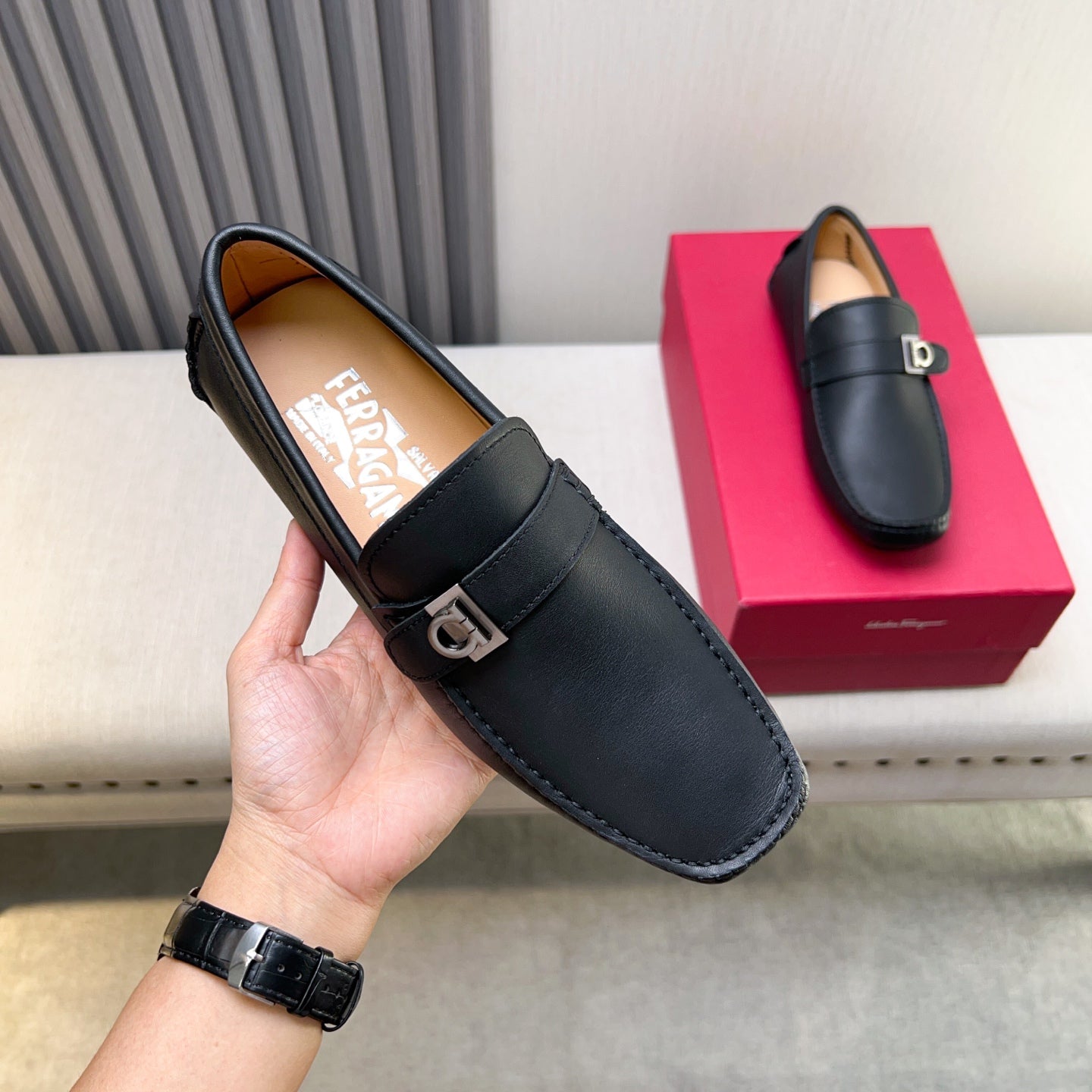 Ferragamo Classic Leather Loafers
