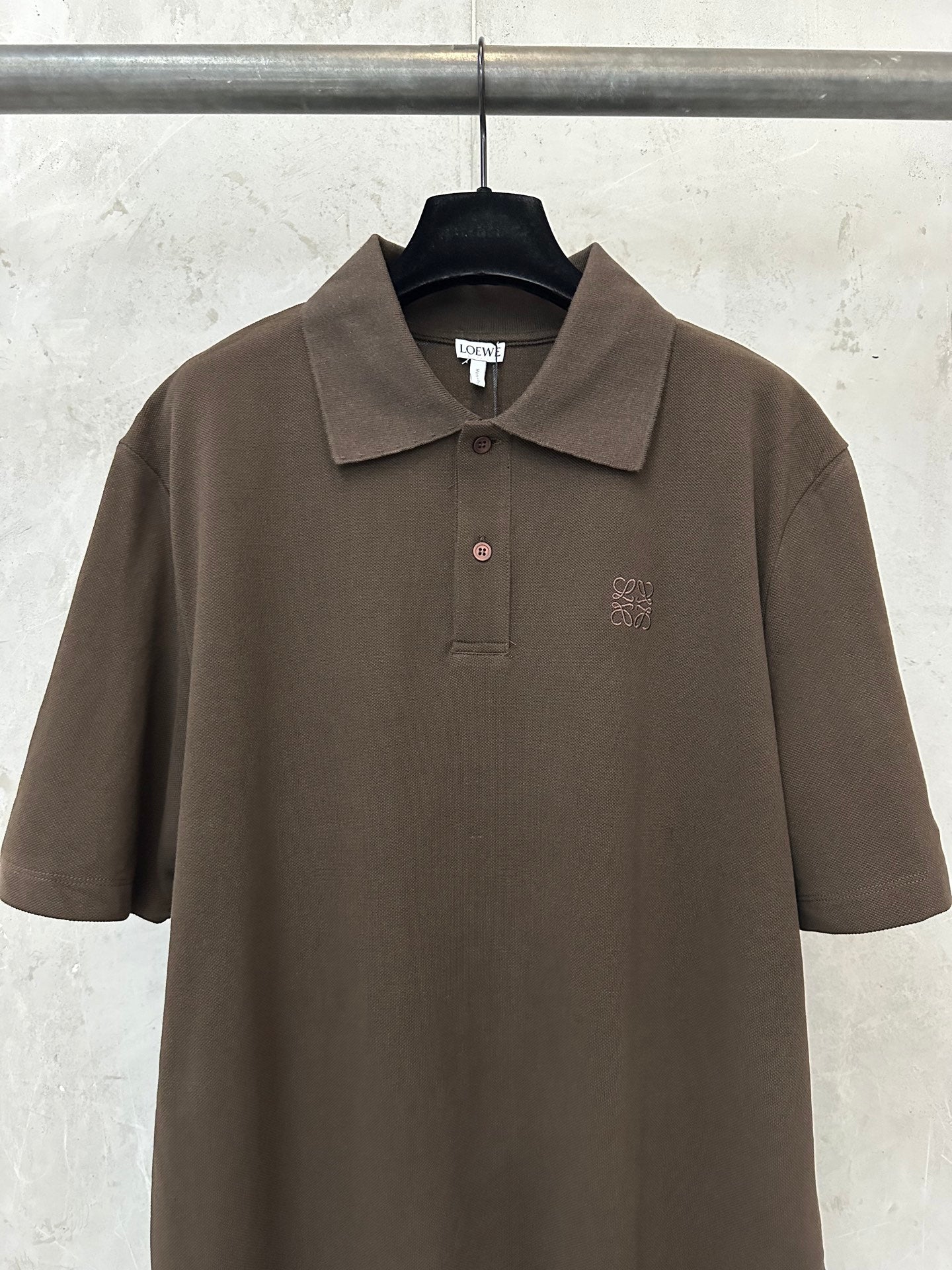 Loewe Embroidered Logo Cotton Polo Shirt – 26SS