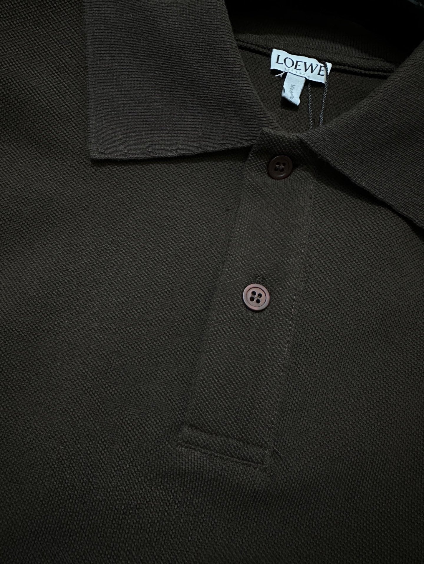 Loewe Embroidered Logo Cotton Polo Shirt – 26SS