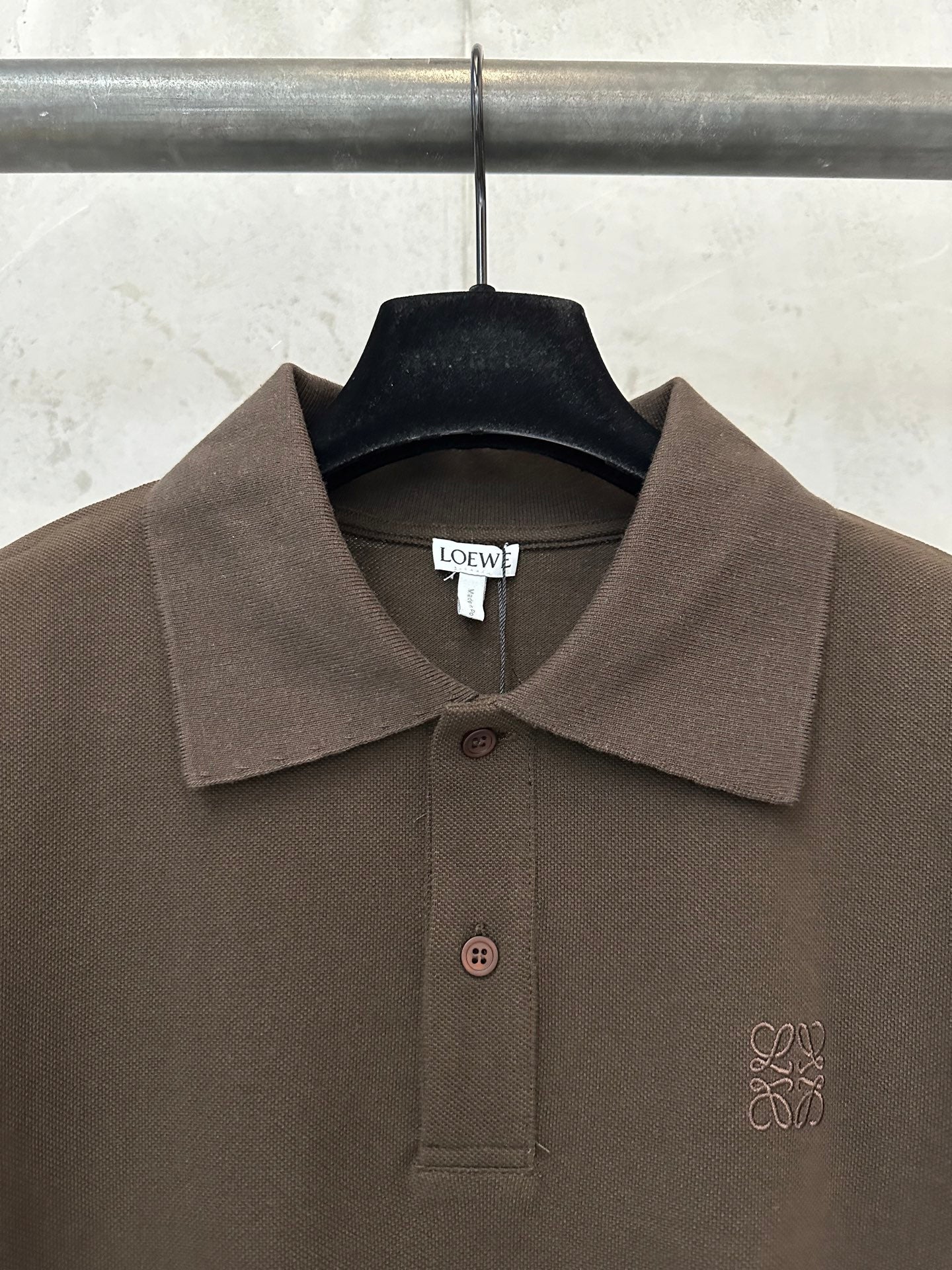 Loewe Embroidered Logo Cotton Polo Shirt – 26SS