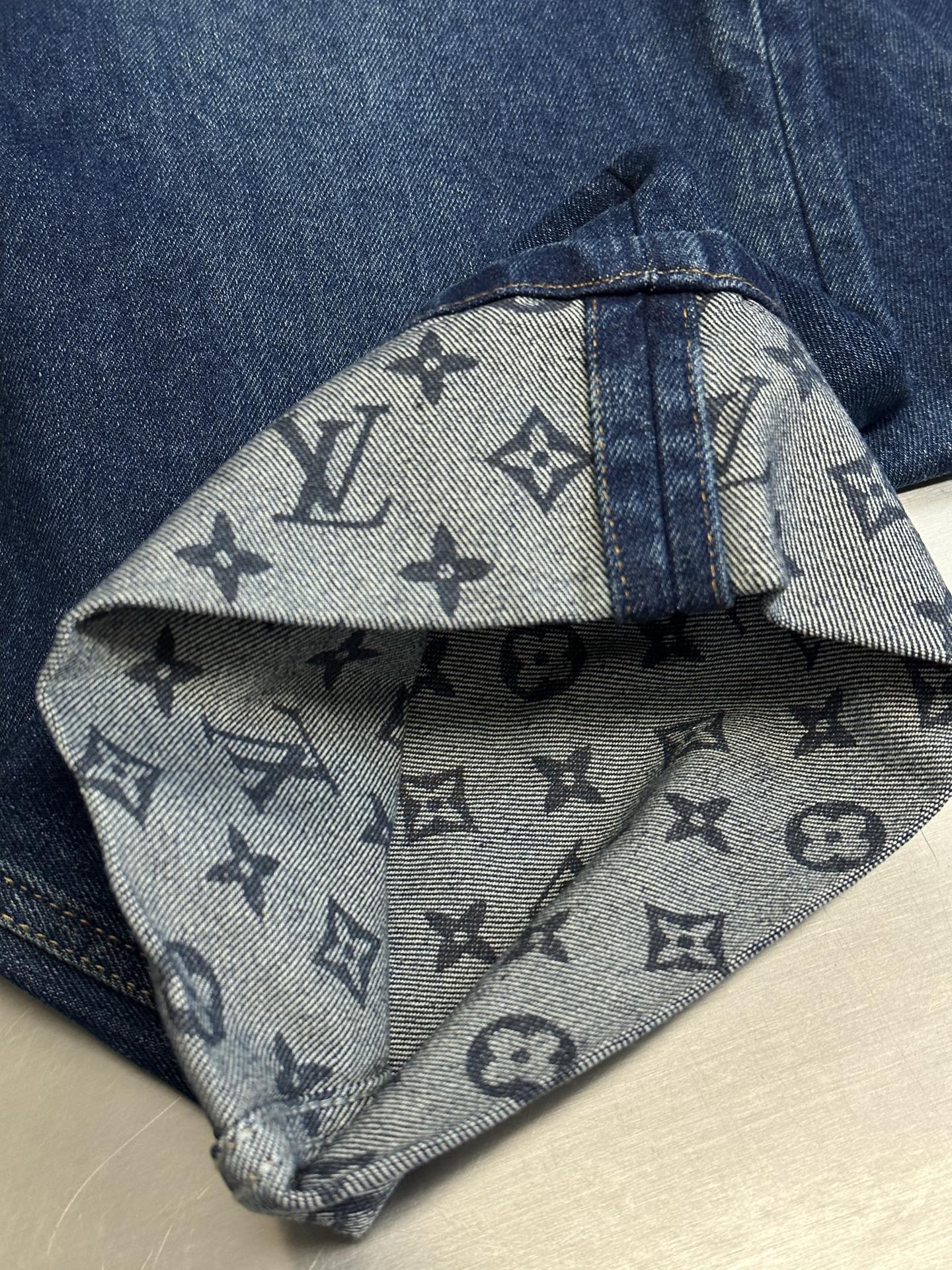 Louis Vuitton Monogram Cuffed Skate Jeans