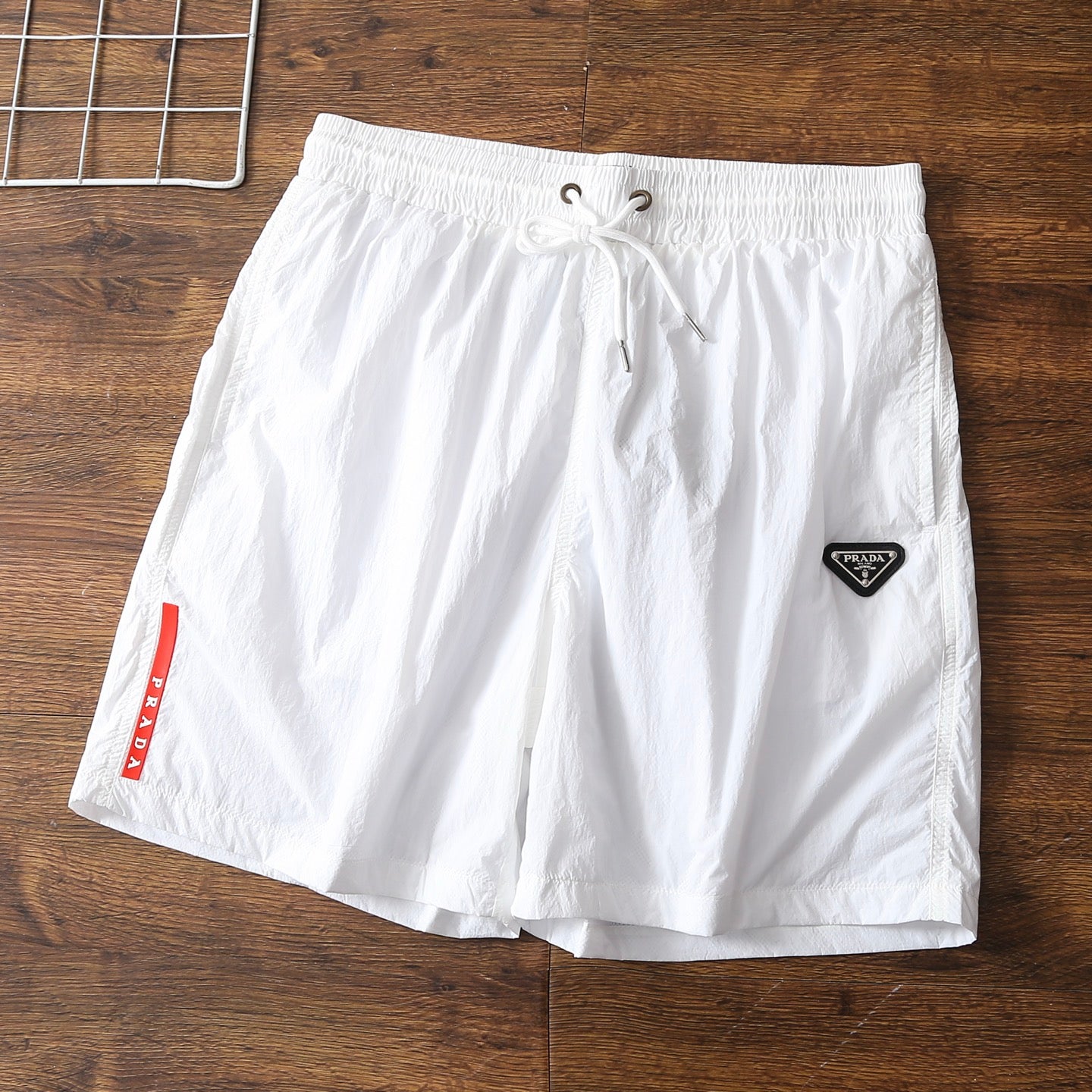 Prada Triangle Logo Quick-Dry Nylon Shorts – Summer Collection