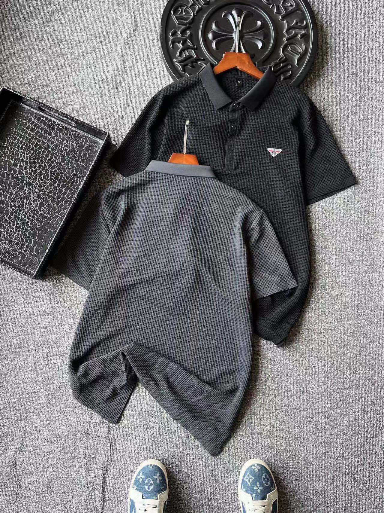 Prada Seamless 3D Fishbone Polo Shirt – Spring/Summer Collection