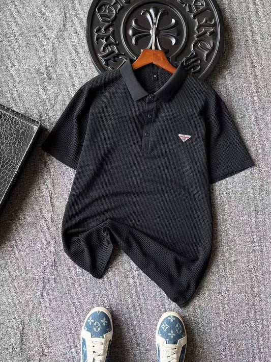 Prada Seamless 3D Fishbone Polo Shirt – Spring/Summer Collection