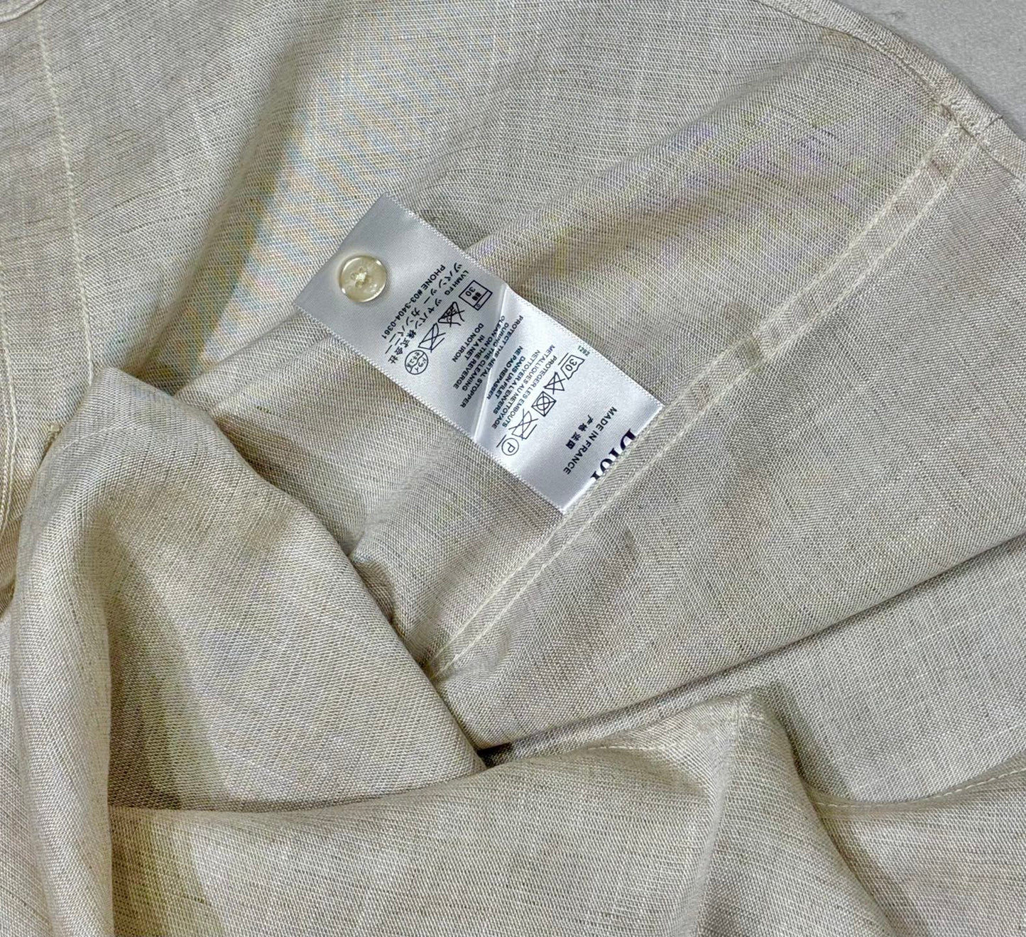 Dior Old Money Style Linen Shirt Set – 26SS