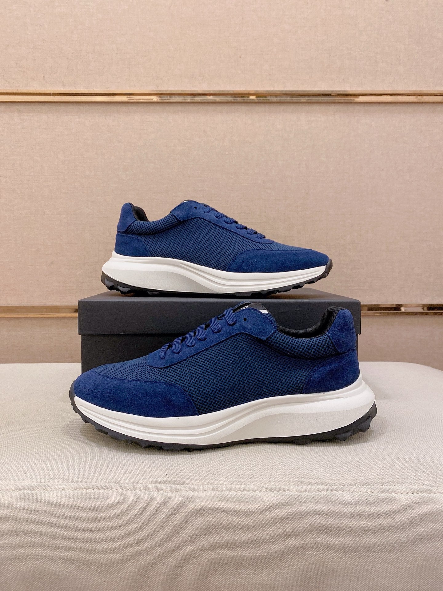 Boss Italian Leather Casual Sneakers