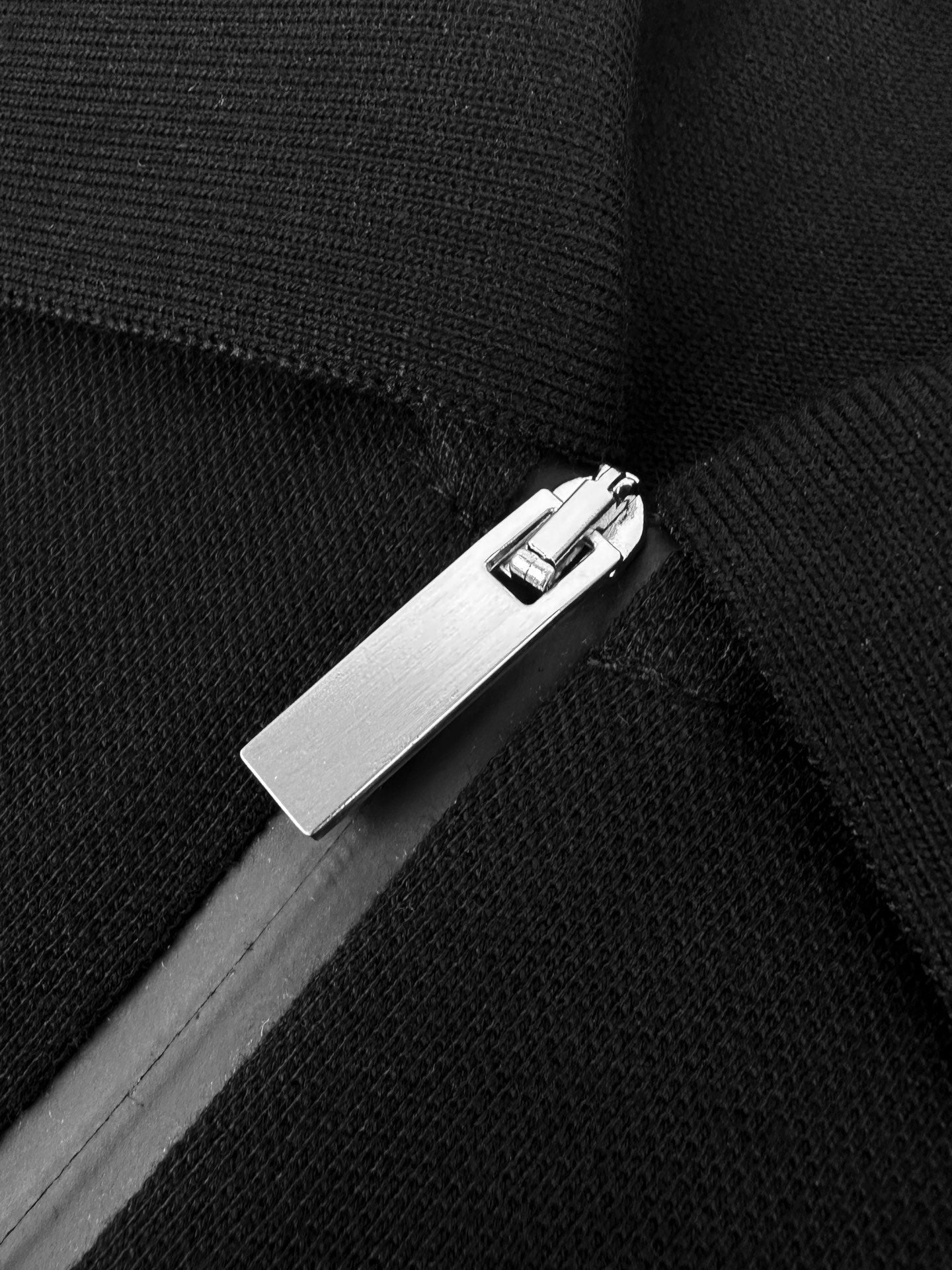 Moncler Half-Zip Polo Shirt – Obsidian Black