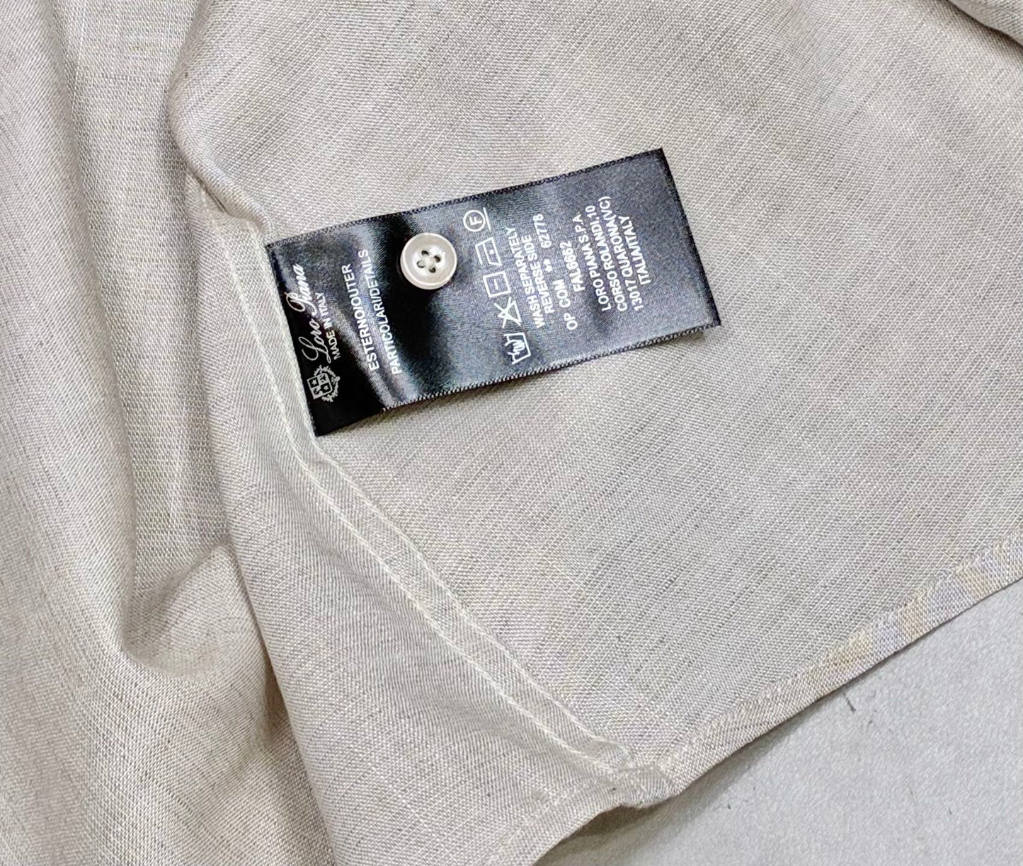 Loro Piana Linen Shirt Set – 26SS