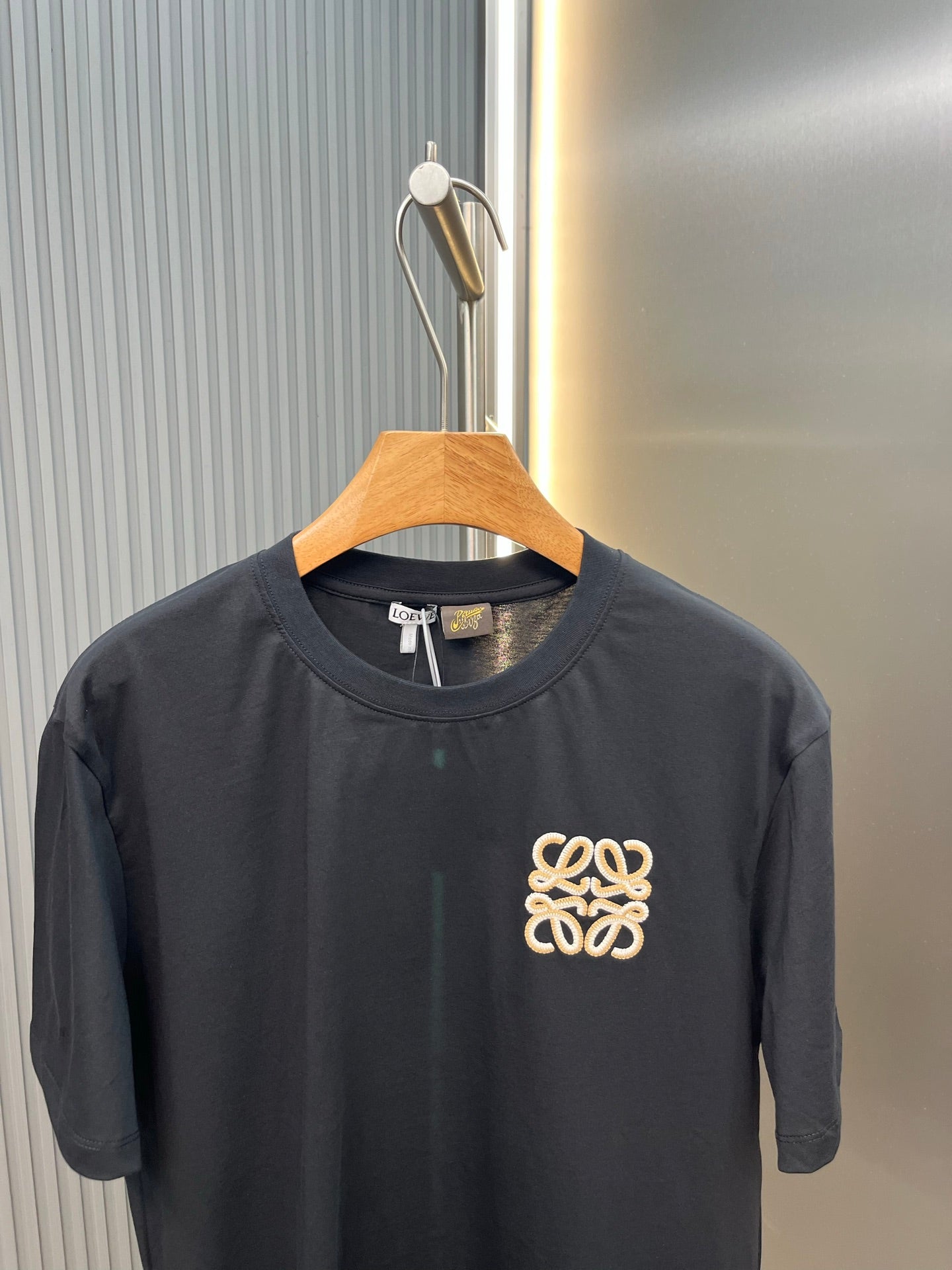 Loewe Double Vine Embroidered Crewneck T-Shirt
