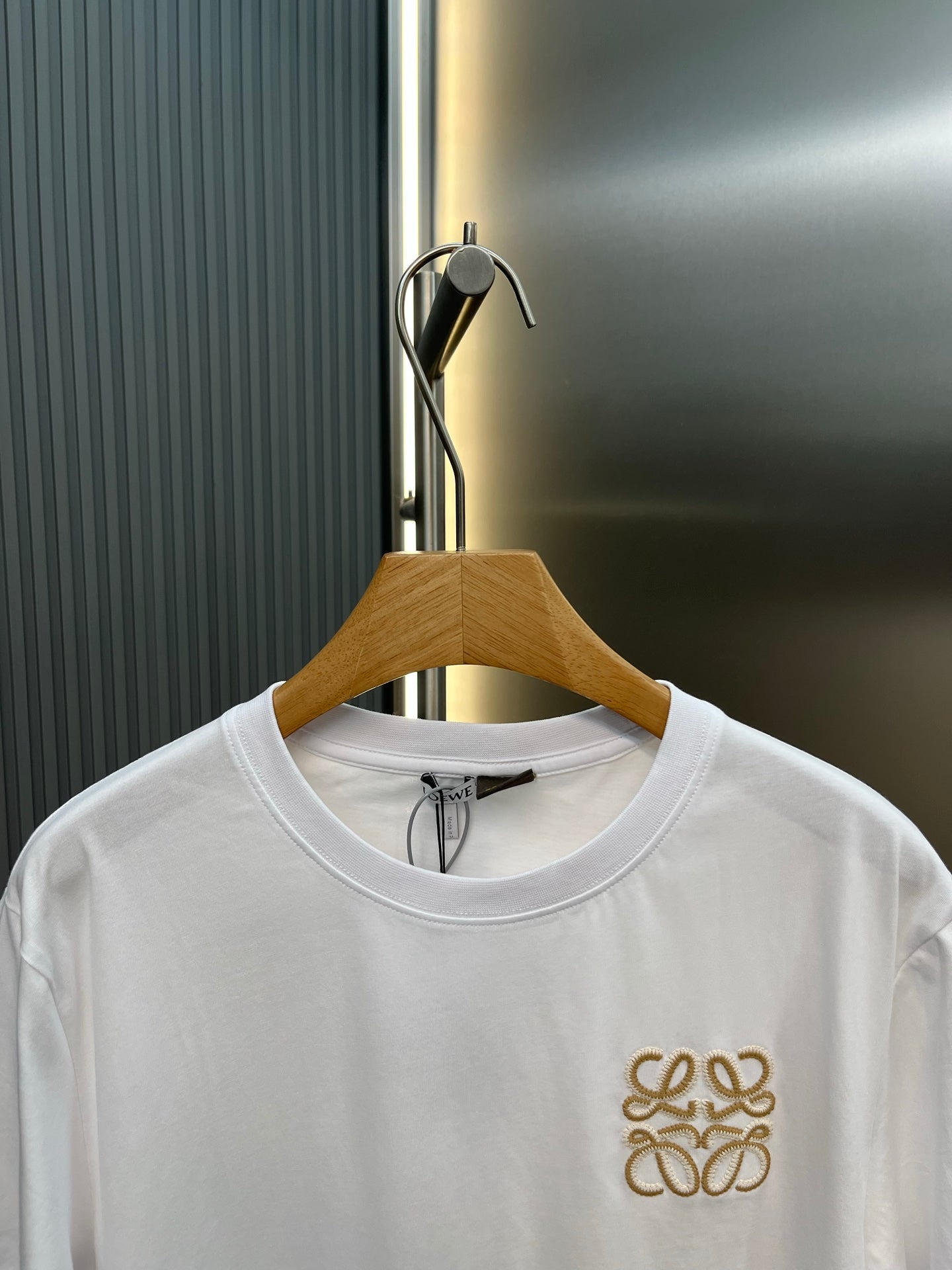 Loewe Double Vine Embroidered Crewneck T-Shirt