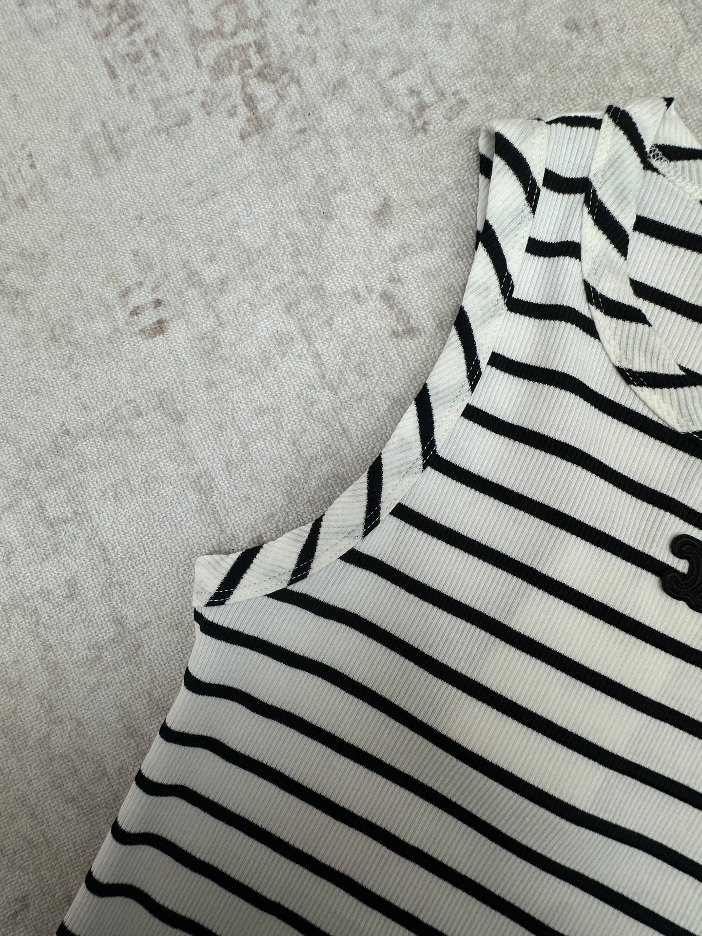 Celine Striped Sleeveless Tank Top – 2026 Spring/Summer Collection