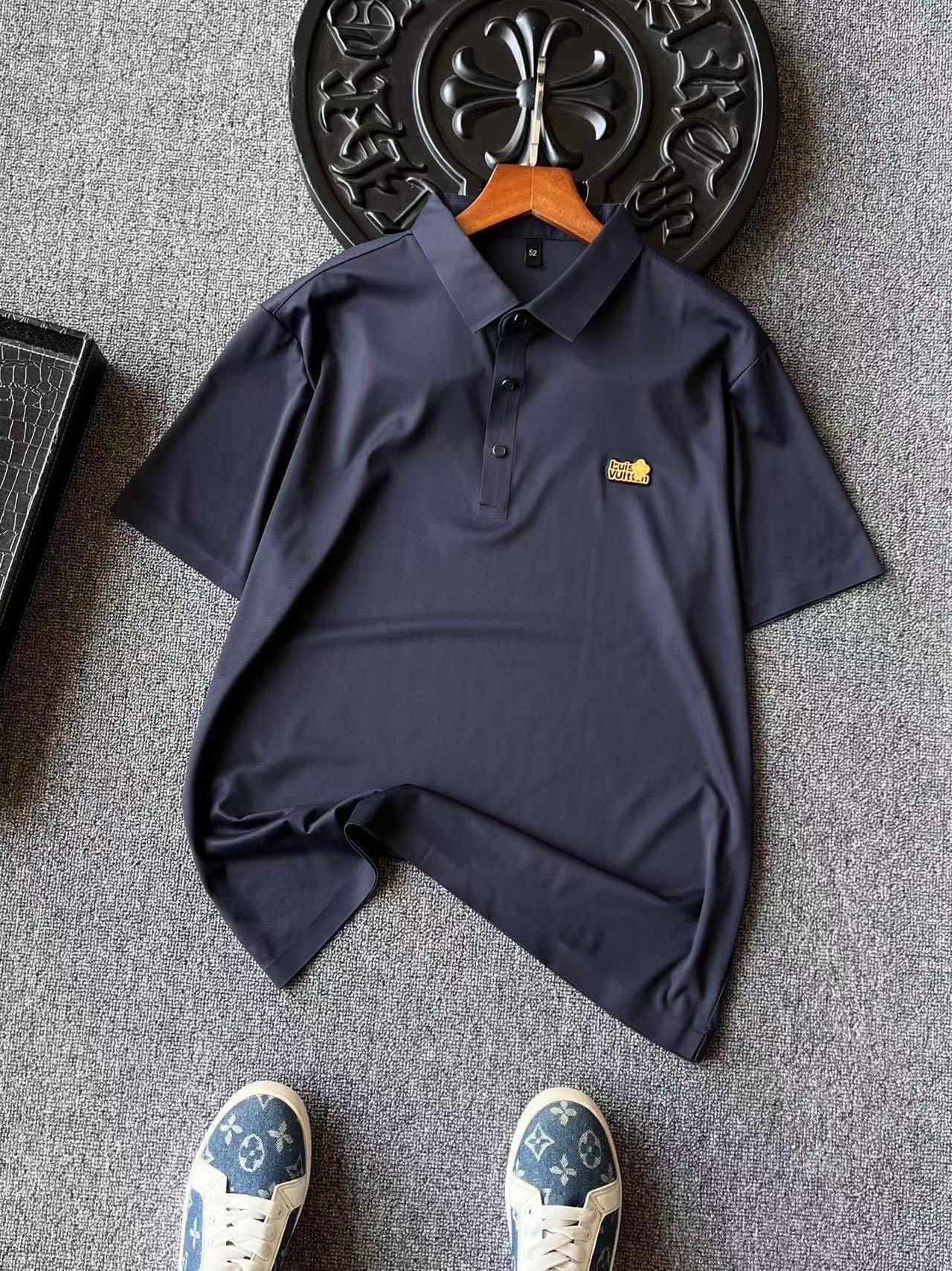 Louis Vuitton Ice Oxygen Silk Seamless Polo Shirt