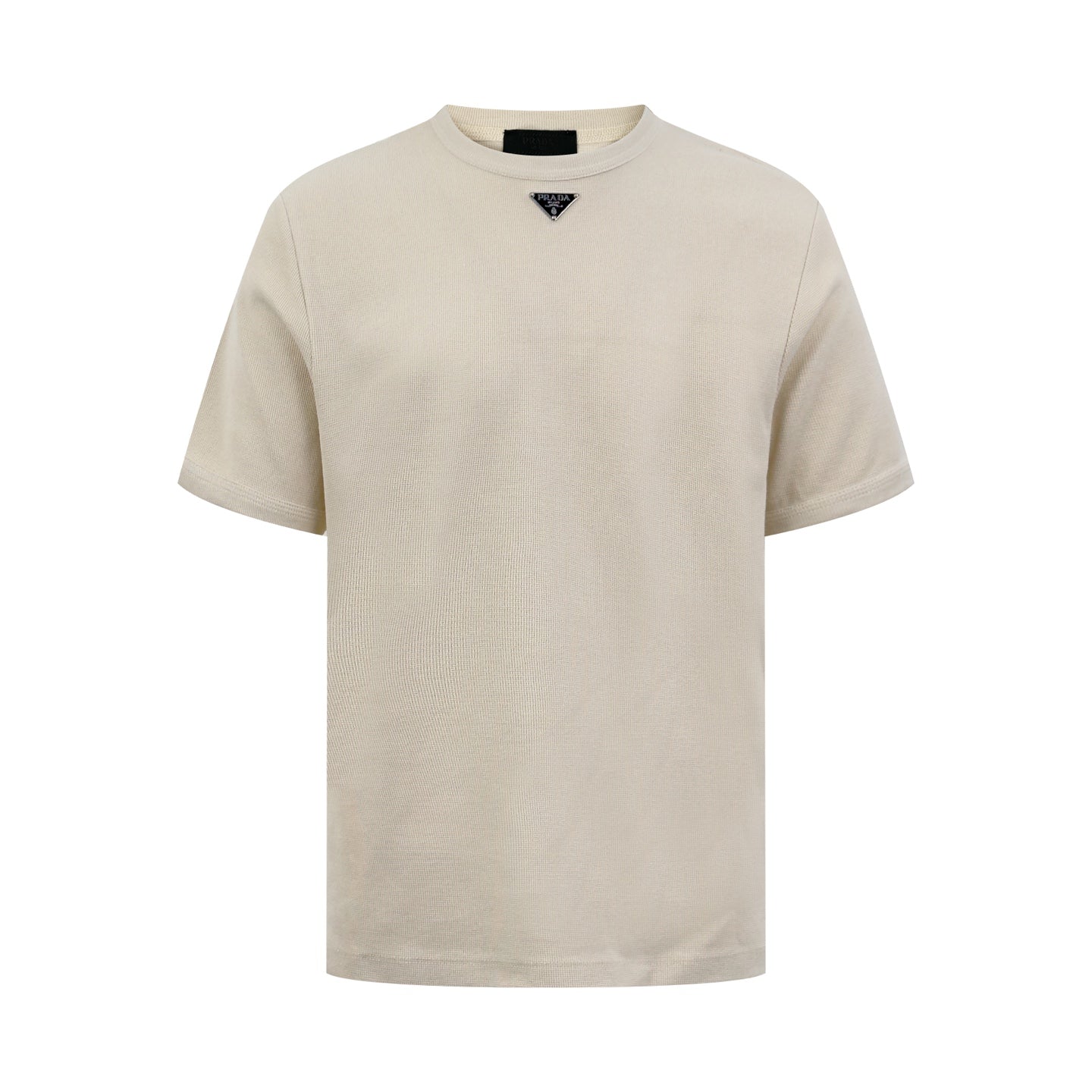 Prada Triangle Logo Waffle T-Shirt