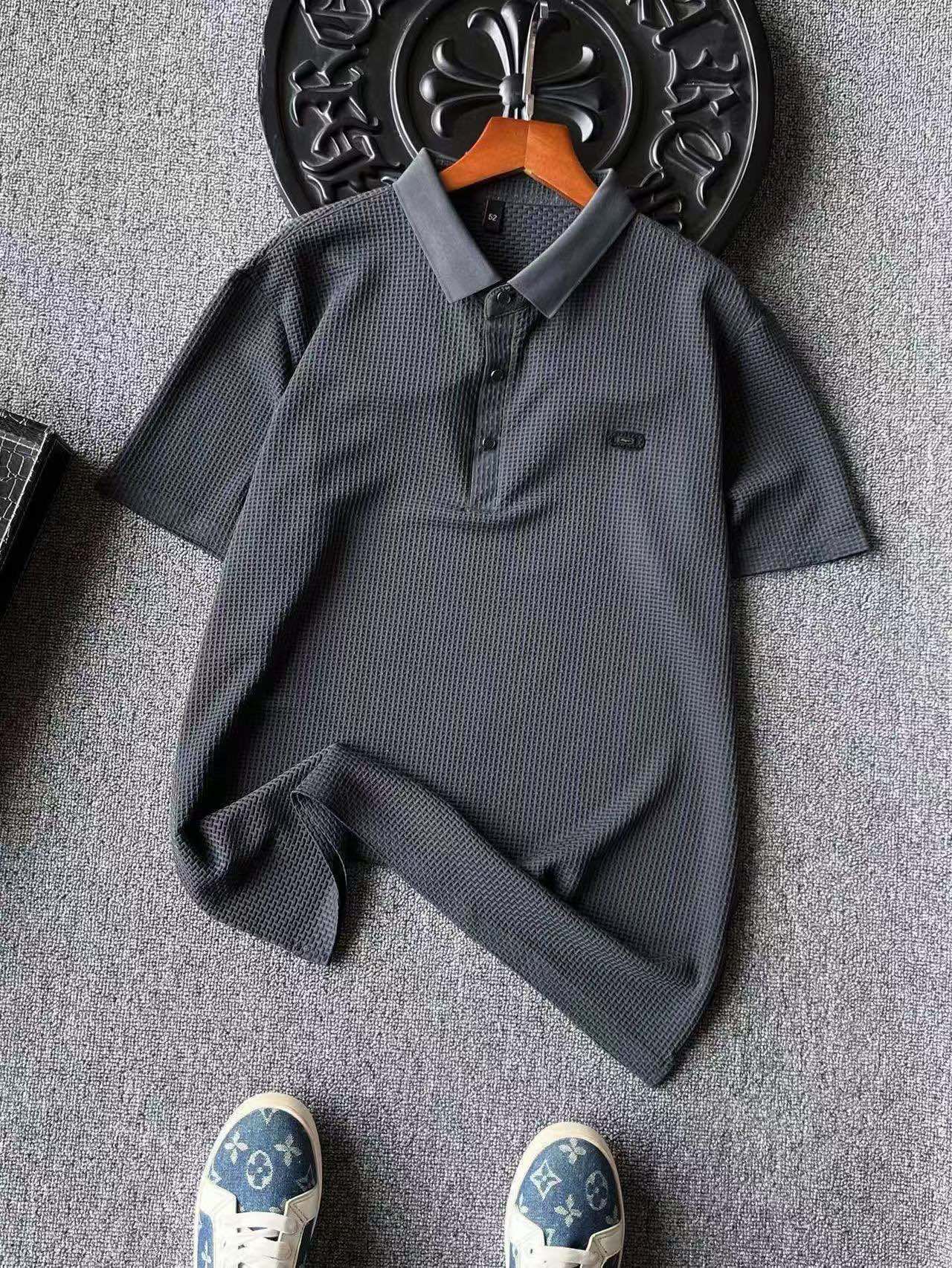 Ferragamo Seamless 3D Texture Polo Shirt – Latest Collection