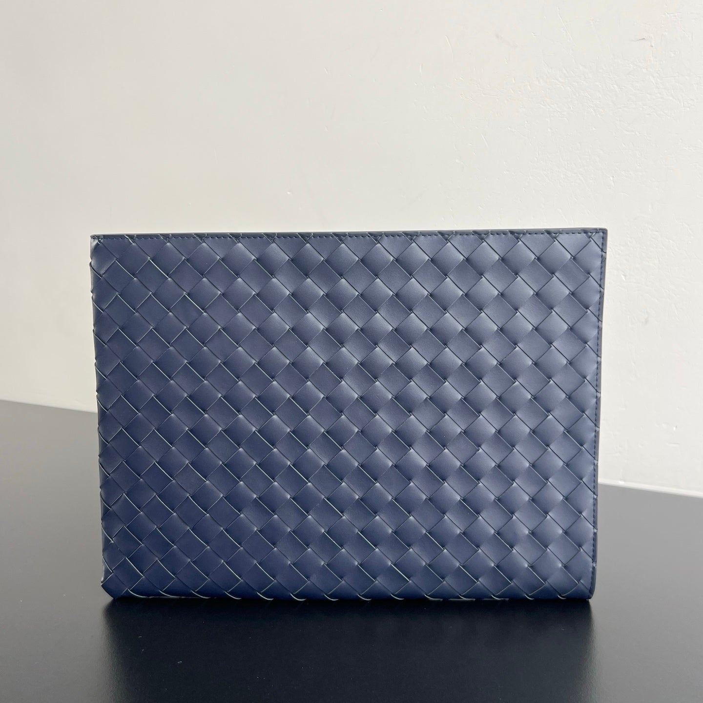 Bottega Veneta Intreccio Half-Zip Clutch Bag 607479