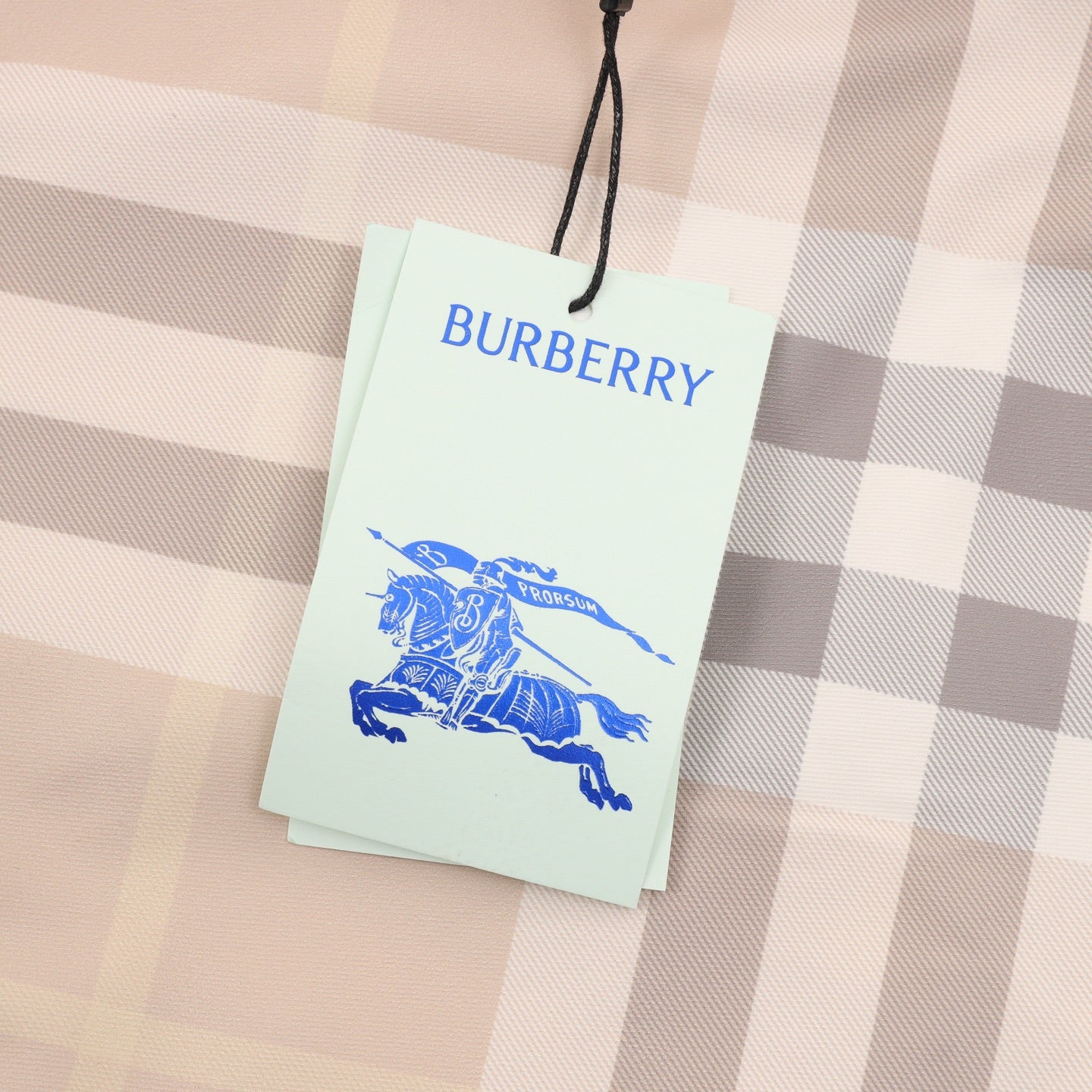 Burberry Twill Check Mesh-Lined Swim Trunks