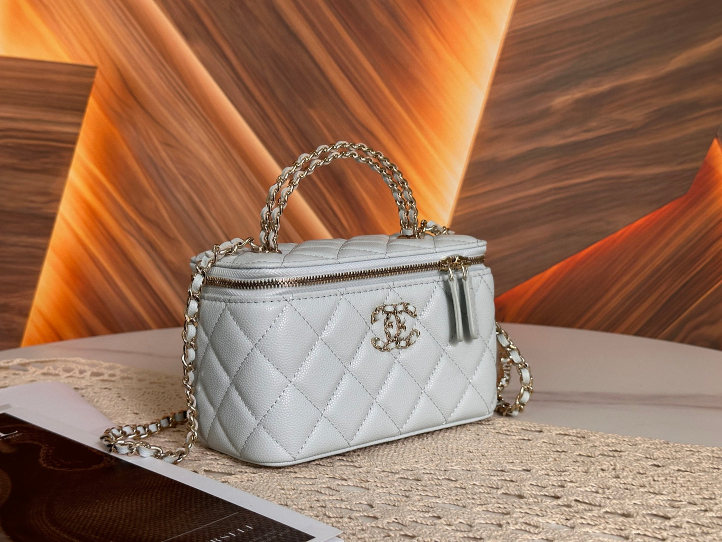 Chanel 96190 Caviar Leather Vanity Case – 26P Collection