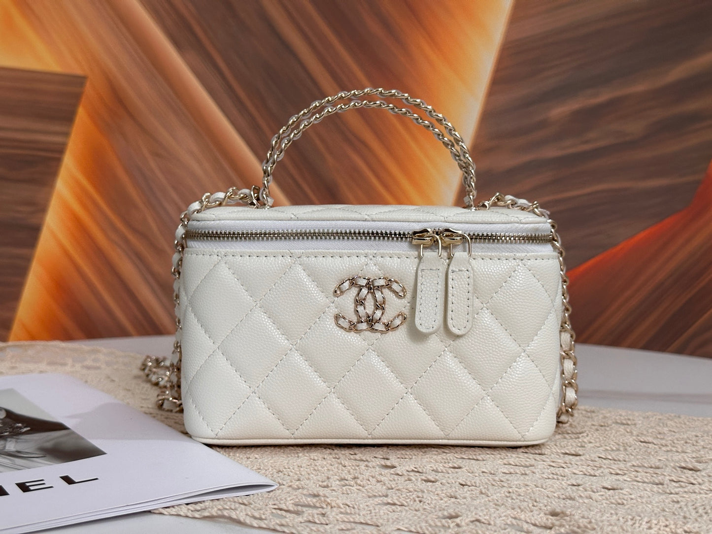 Chanel 96190 Caviar Leather Vanity Case – 26P Collection