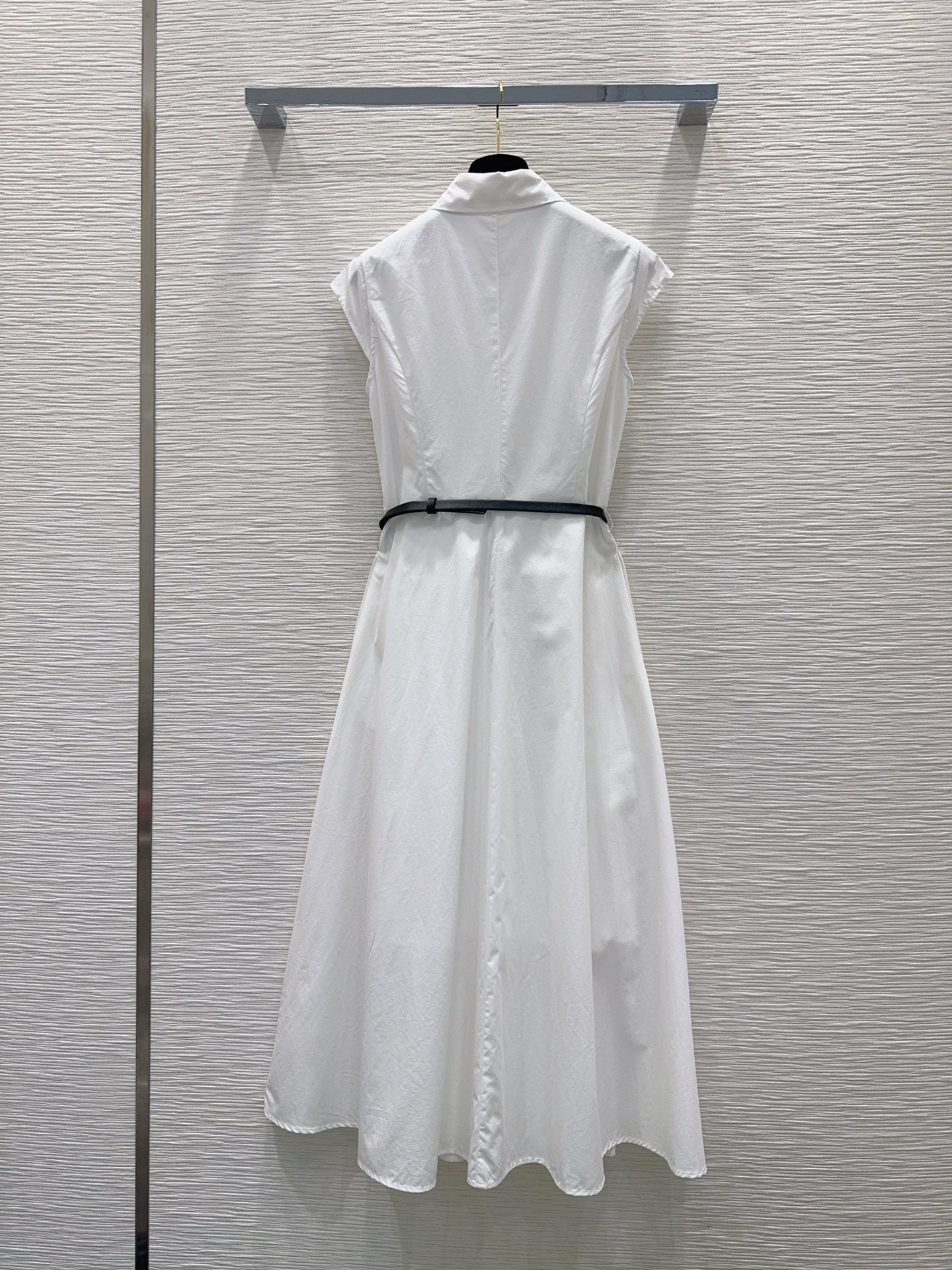 Chanel Flutter Sleeve Belted Dress