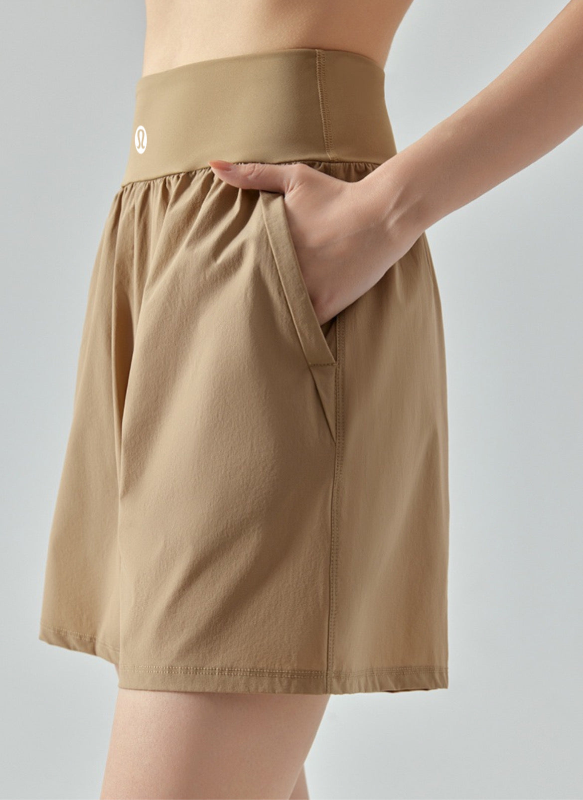 Lululemon High-Waist Tummy-Control Sports Shorts – Spring/Summer Collection
