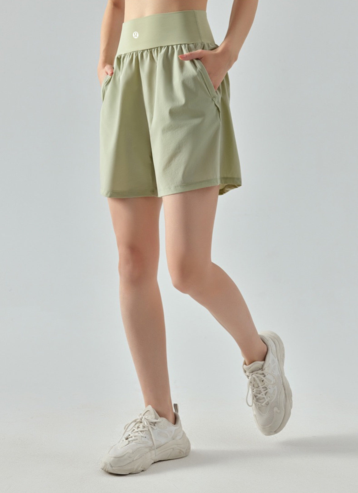 Lululemon High-Waist Tummy-Control Sports Shorts – Spring/Summer Collection