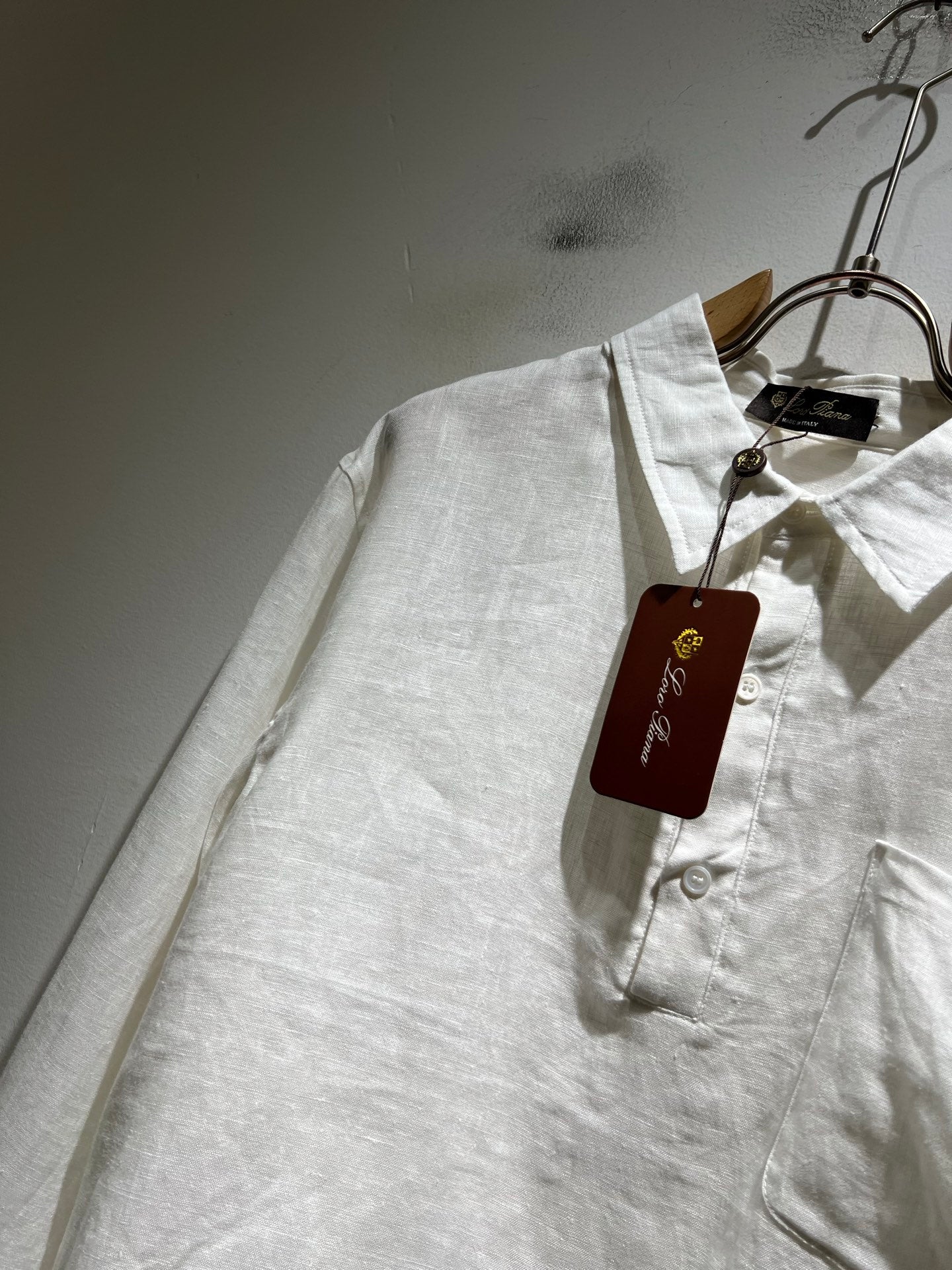 Loro Piana Cotton-Linen Men's Shirt – Spring/Summer 2026 Collection