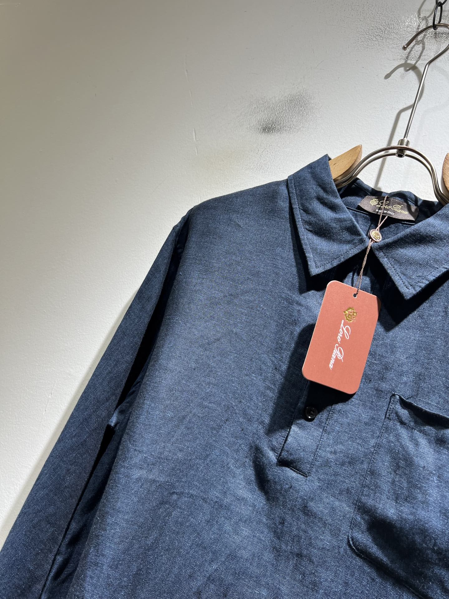 Loro Piana Cotton-Linen Men's Shirt – Spring/Summer 2026 Collection