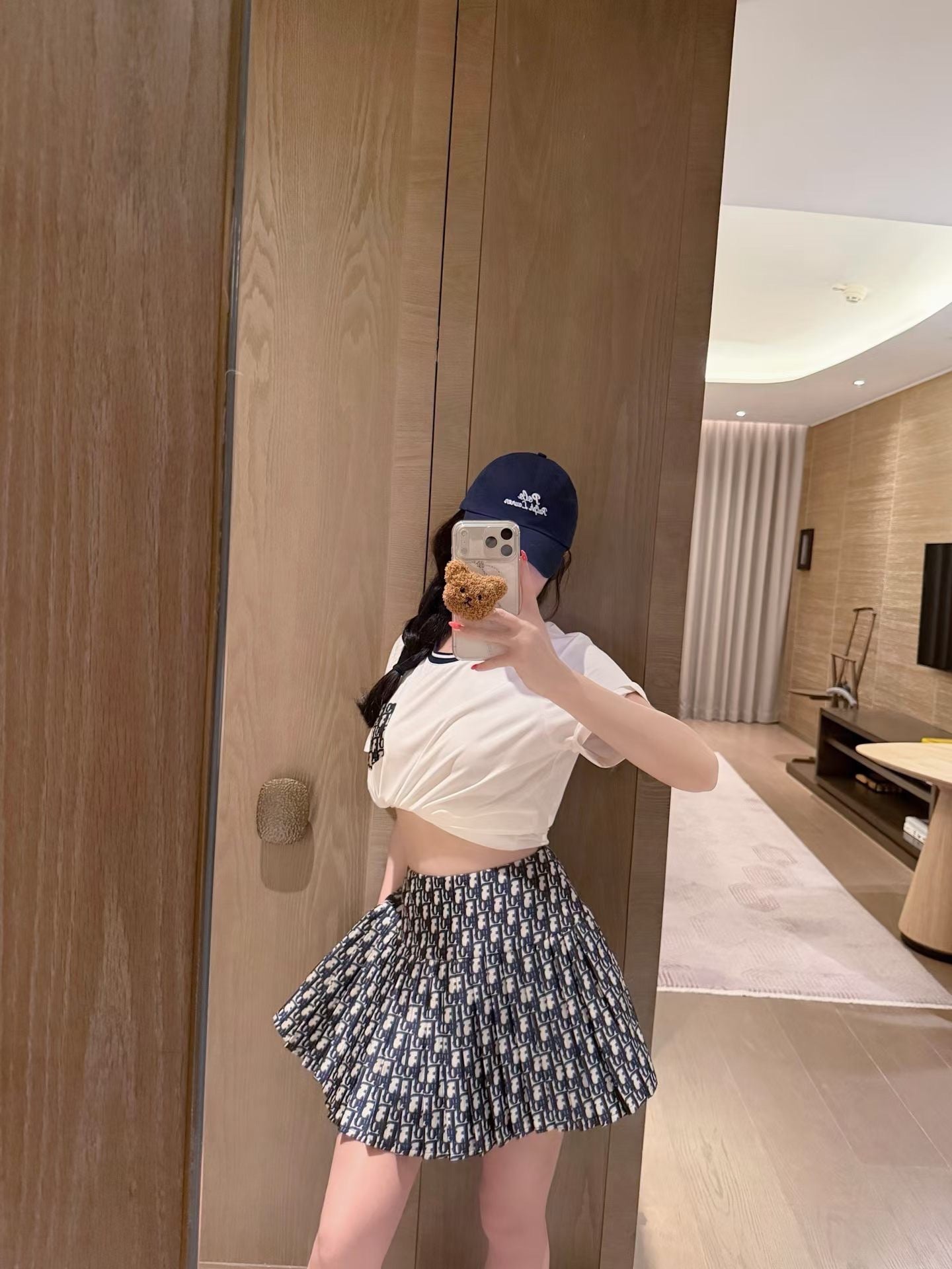 Dior Oblique Skirt Set