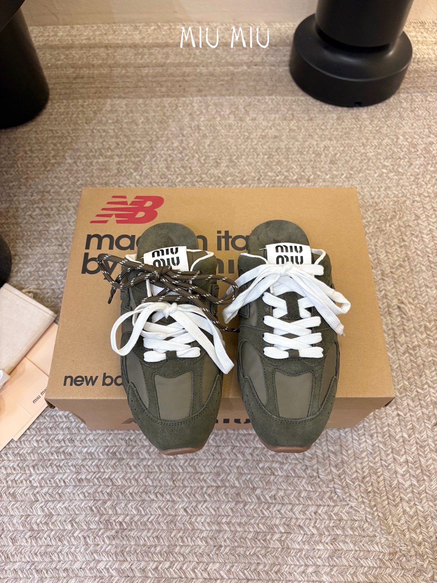 Miu Miu x New Balance 530 Sneaker Mules