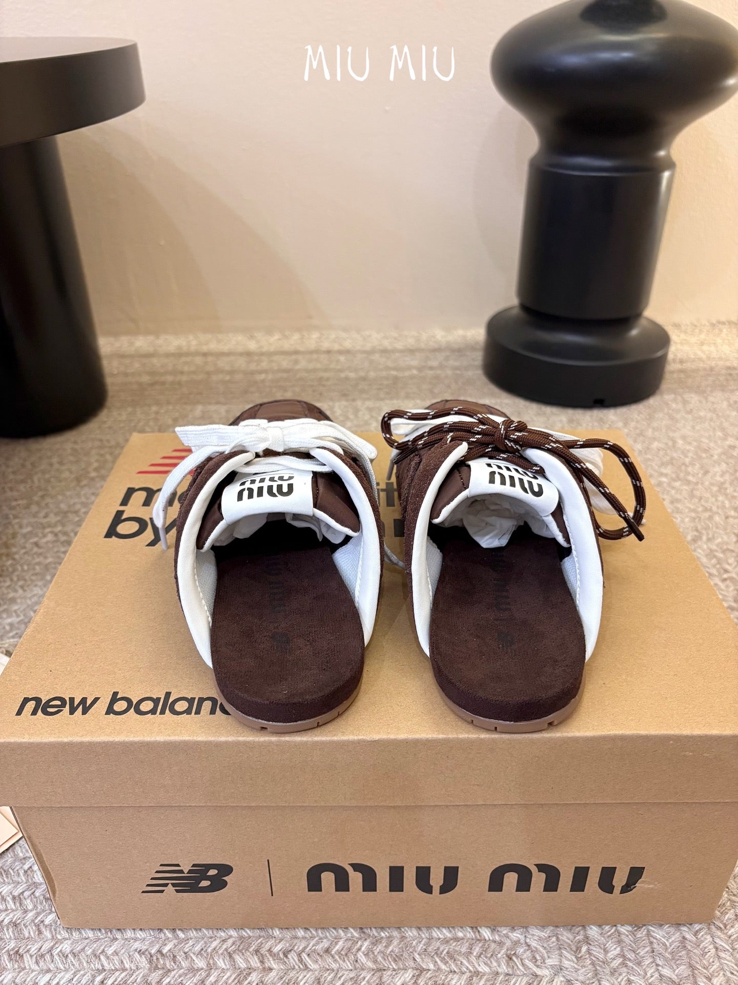 Miu Miu x New Balance 530 Sneaker Mules