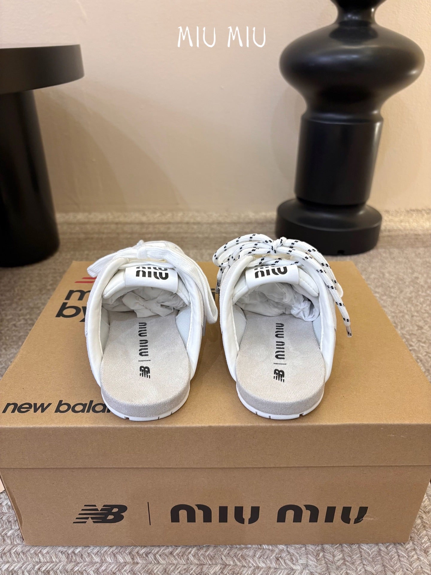Miu Miu x New Balance 530 Sneaker Mules