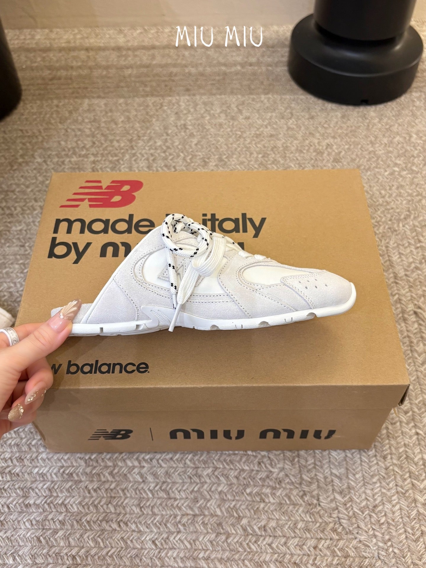 Miu Miu x New Balance 530 Sneaker Mules