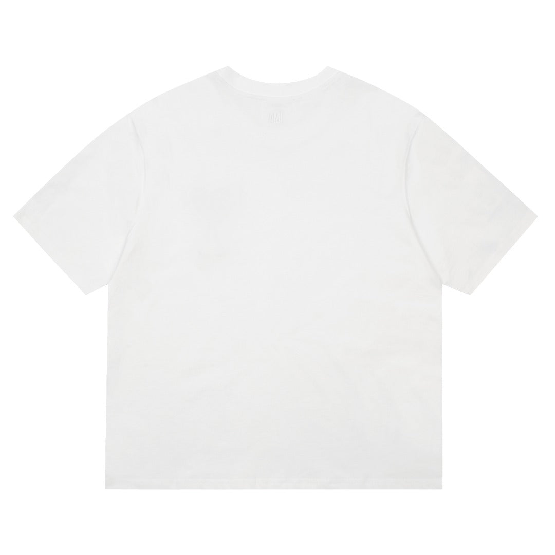 Ami Paris Classic Heart Embroidered Crewneck T-Shirt