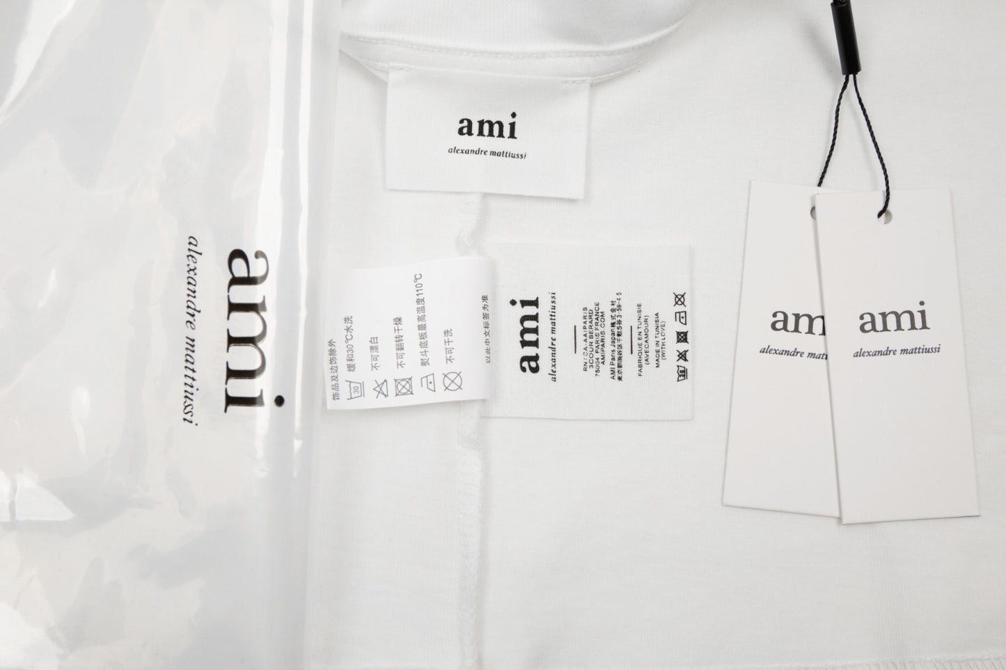 Ami Paris Classic Heart Embroidered Crewneck T-Shirt