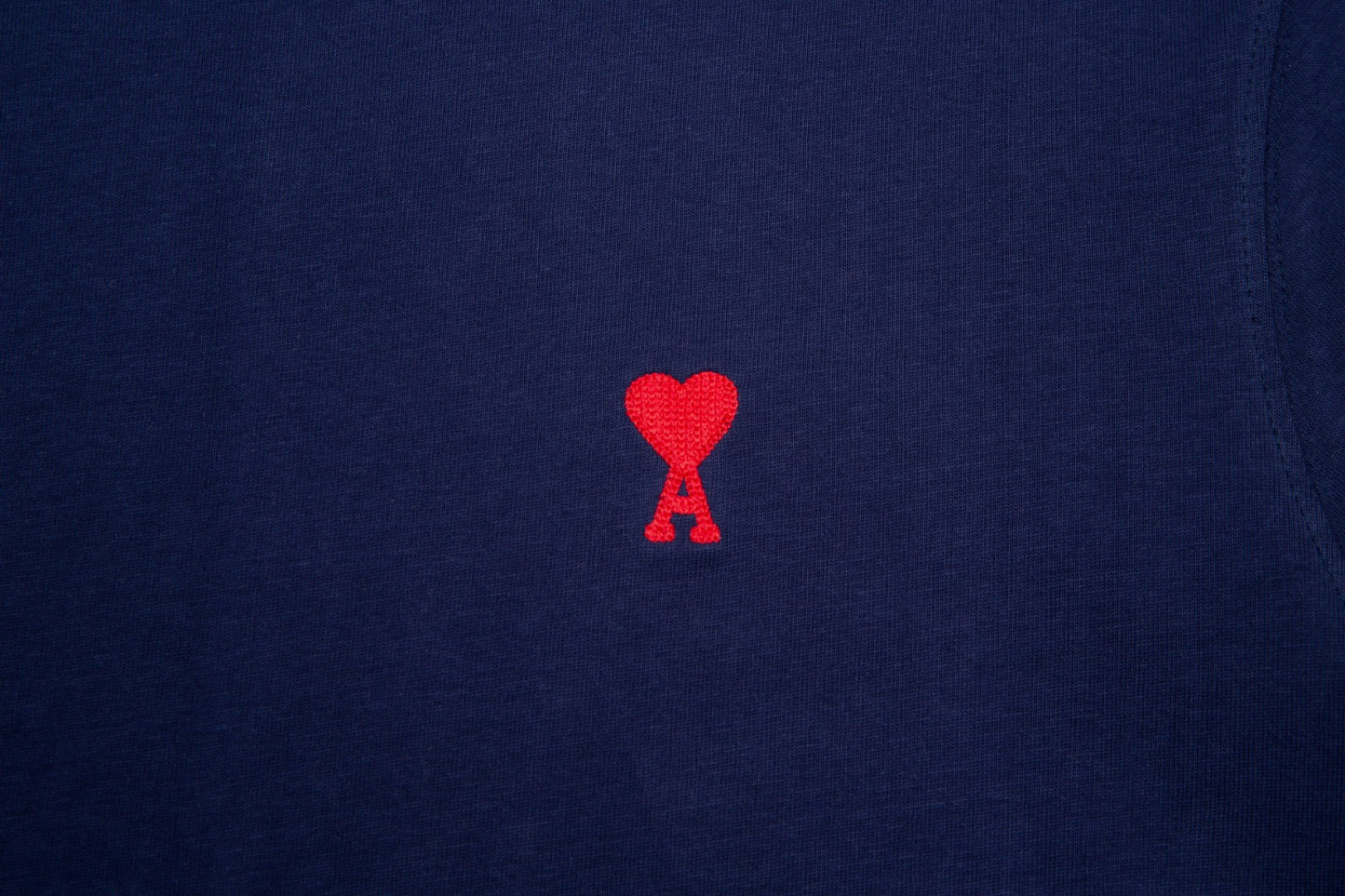 Ami Paris Classic Heart Embroidered Crewneck T-Shirt