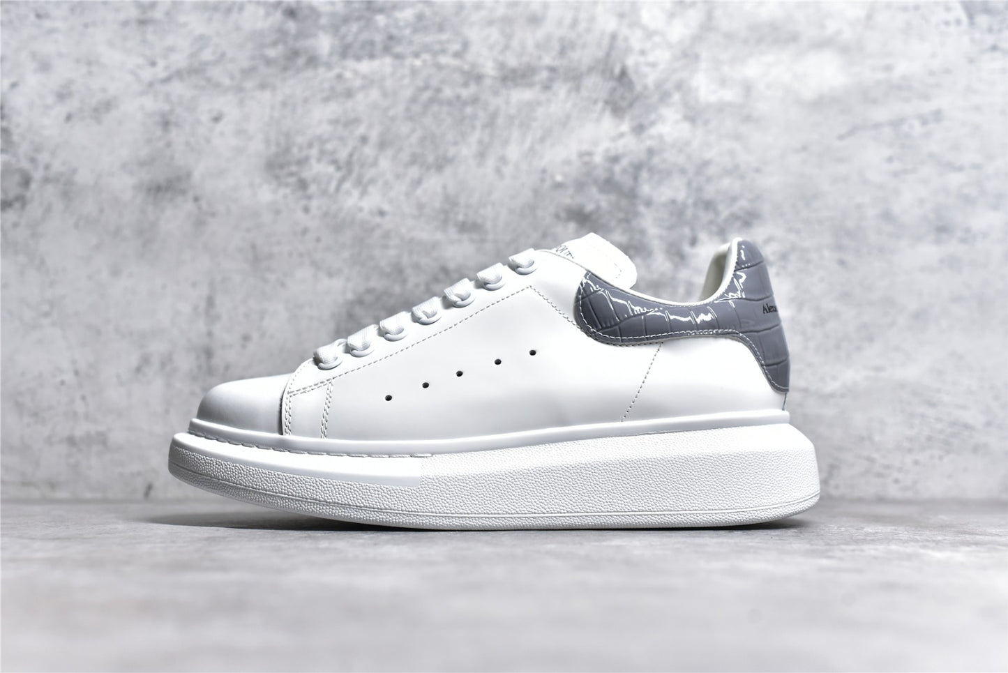 Alexander McQueen Classic Black Heel Platform Sneakers