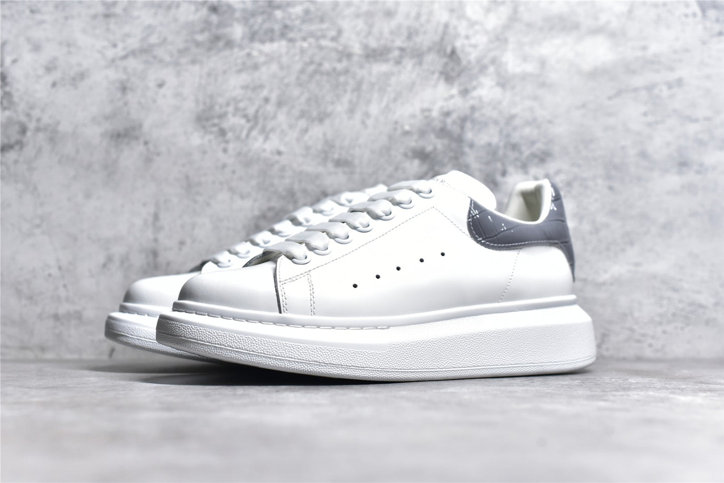 Alexander McQueen Classic Black Heel Platform Sneakers