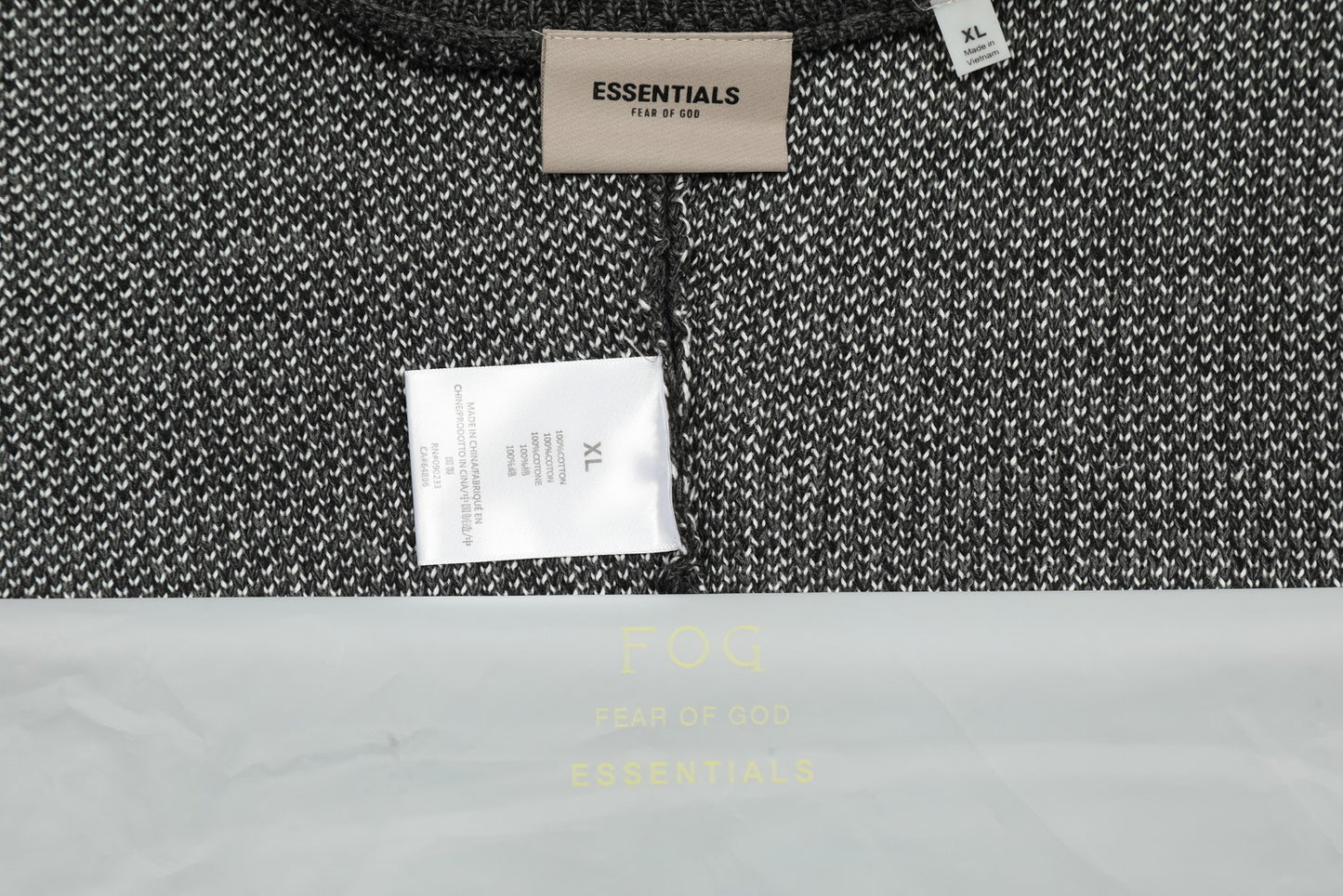 Fear of God ESSENTIALS Classic Letter Crewneck Sweater