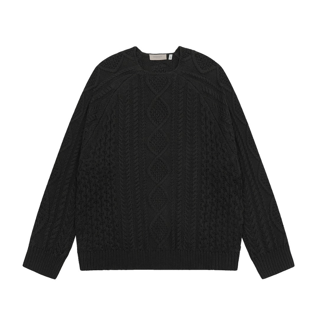 Fear of God Essentials Cable Knit Crewneck Sweater