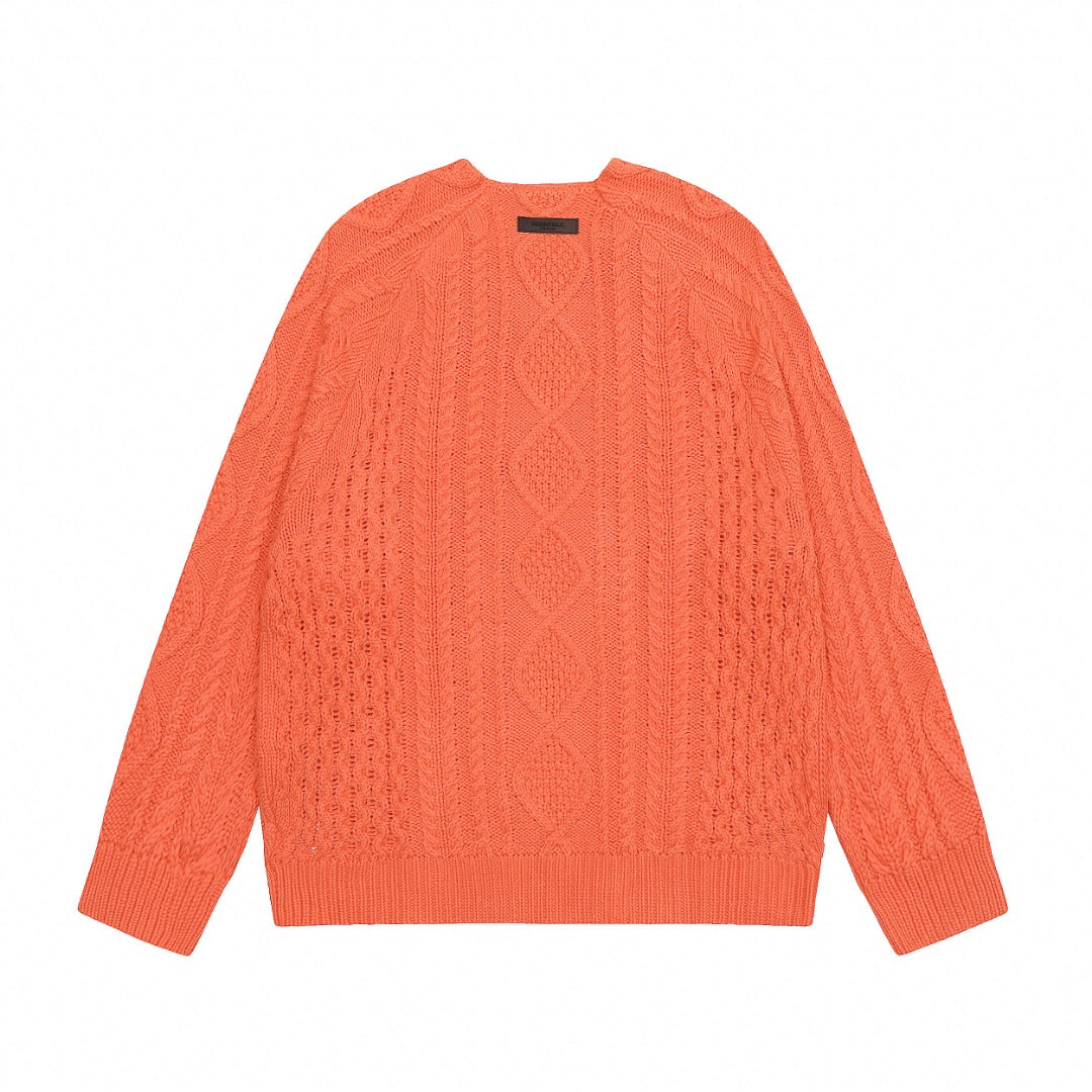 Fear of God Essentials Cable Knit Crewneck Sweater