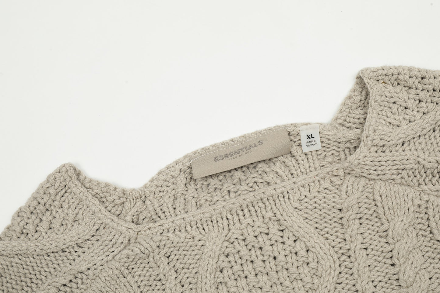 Fear of God Essentials Cable Knit Crewneck Sweater