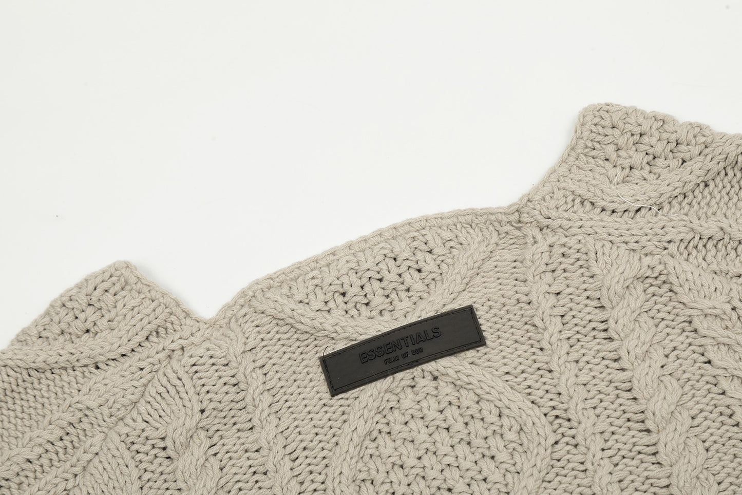 Fear of God Essentials Cable Knit Crewneck Sweater