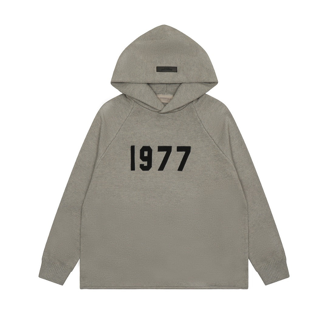 Fear of God ESSENTIALS 1977 Crewneck Hooded Sweater
