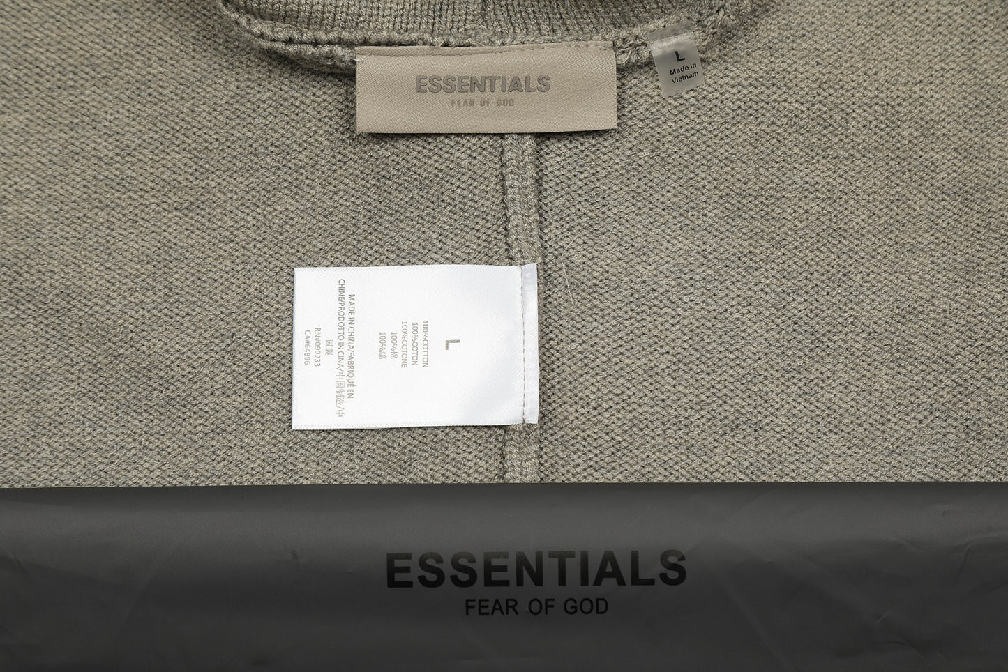 Fear of God ESSENTIALS 1977 Crewneck Hooded Sweater