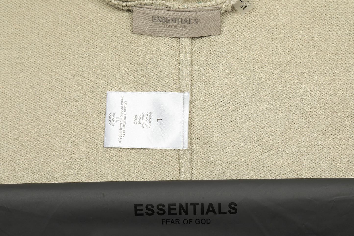 Fear of God ESSENTIALS 1977 Crewneck Hooded Sweater